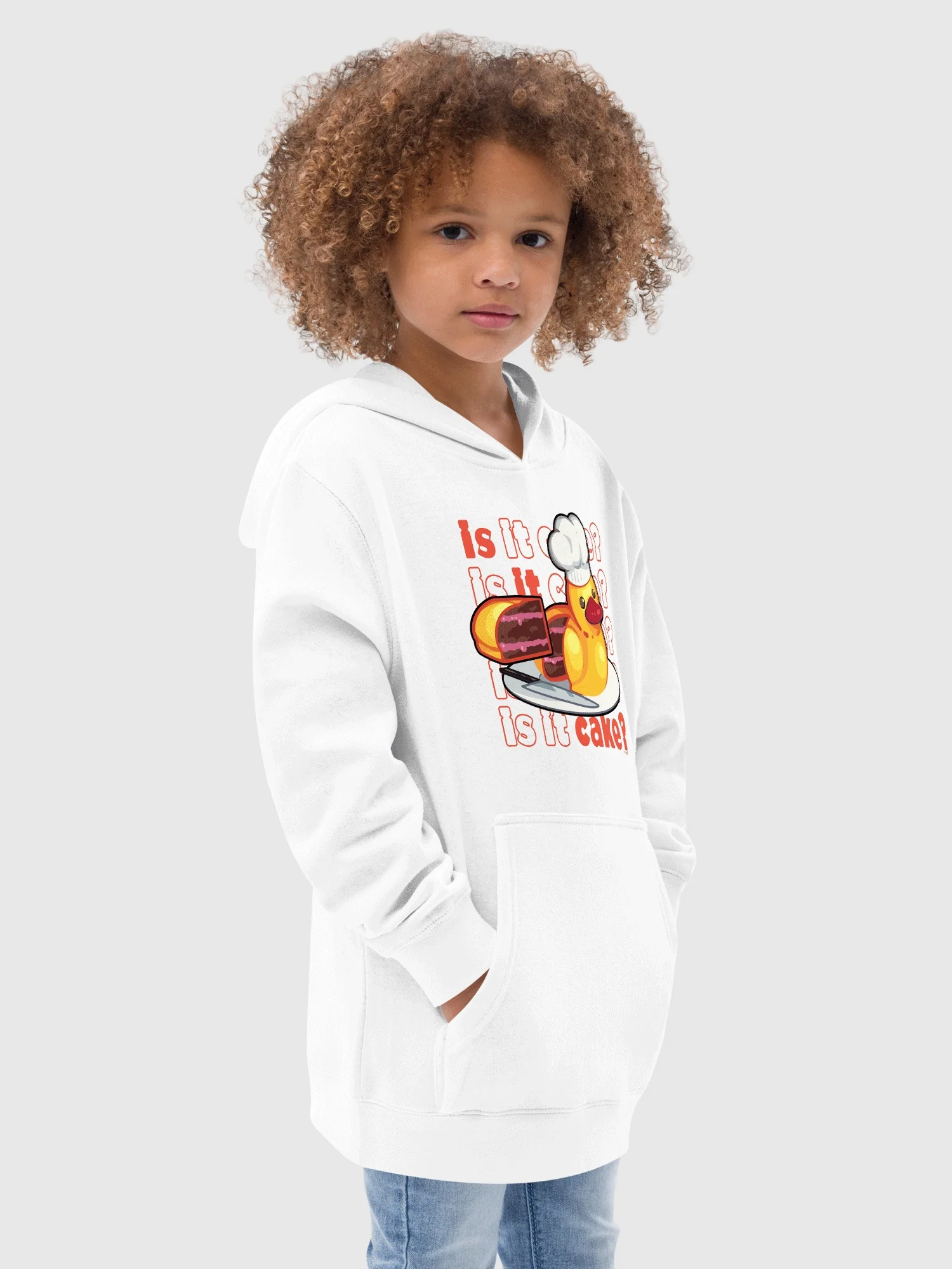 Is It Cake? Kids Hoodie Rubber Ducky - Image 3