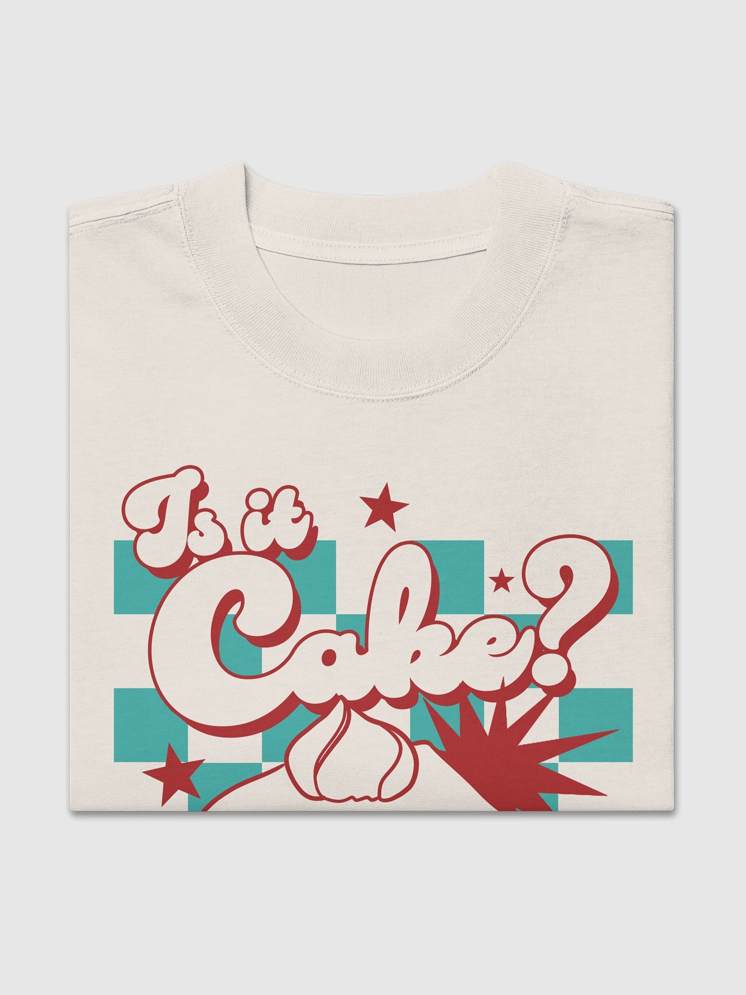 Is It Cake? T-Shirt Red Velvet Slice - Image 3