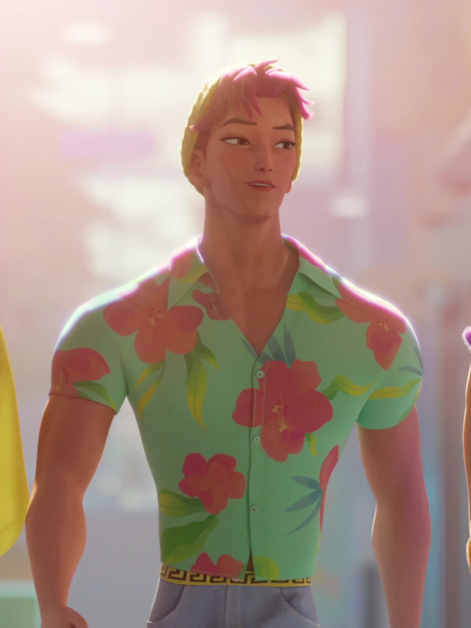 KPop Demon Hunters Abby Saja Boys Button Up Shirt - Image 3