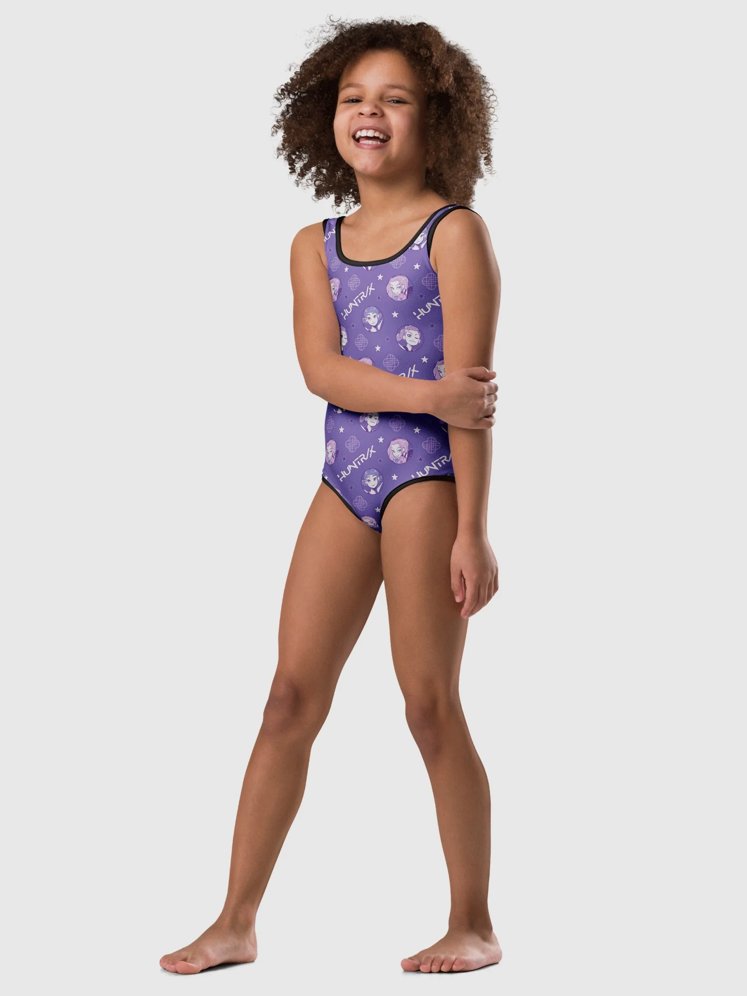 KPop Demon Hunters HUNTR/X Kids Swimsuit - Image 3