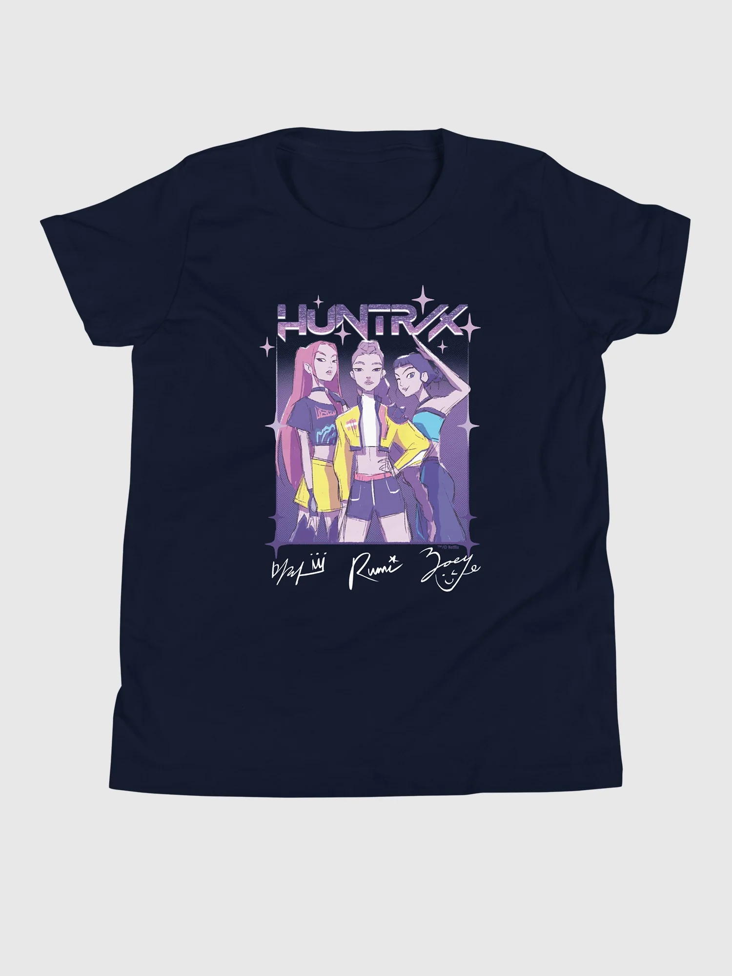 KPop Demon Hunters HUNTR/X Sketch Kids T-Shirt - Image 2