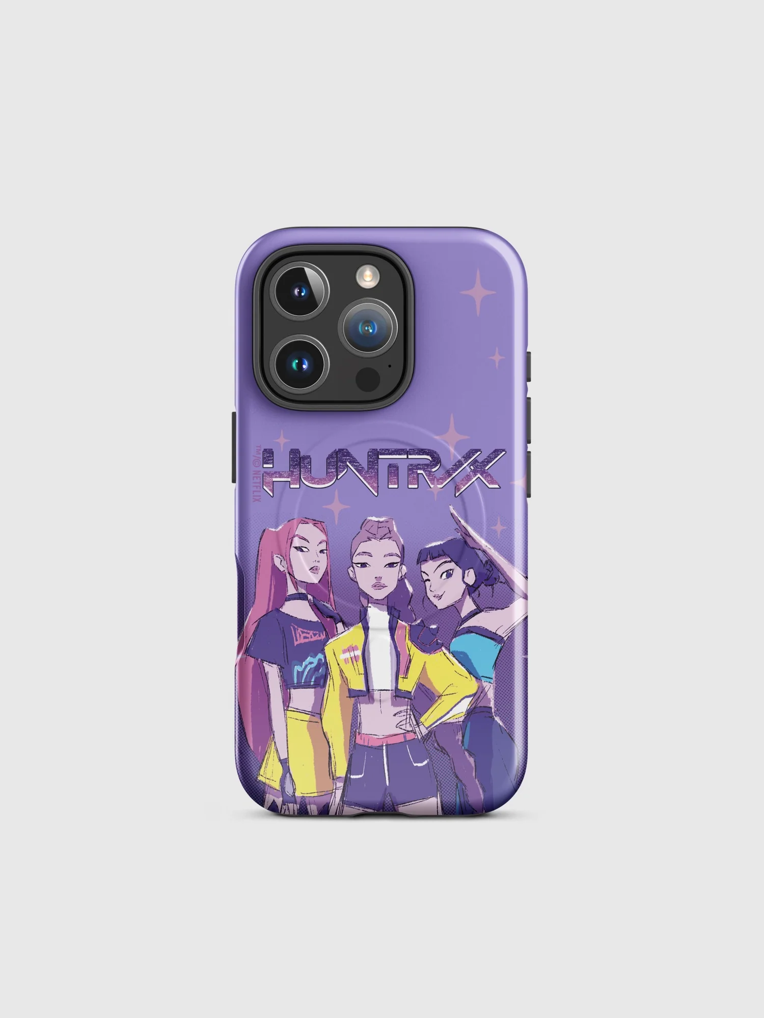 KPop Demon Hunters HUNTR/X Sketch iPhone Case - Image 2