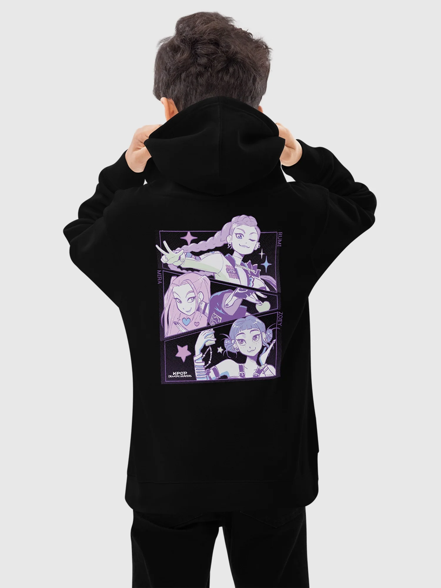 KPop Demon Hunters HUNTR/X Kids Hoodie - Image 5