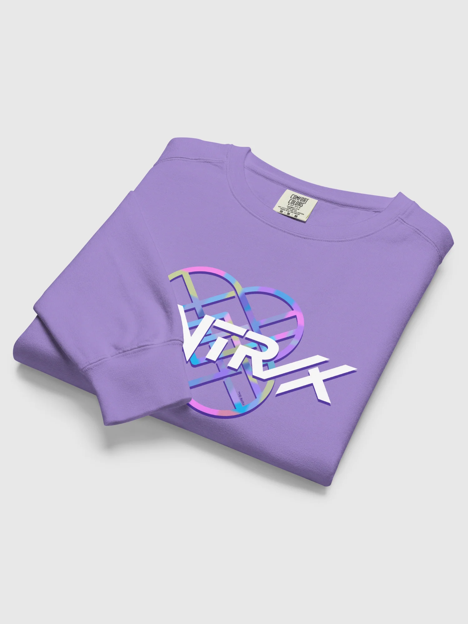 KPop Demon Hunters HUNTR/X Logo Comfort Colors Sweatshirt - Image 4