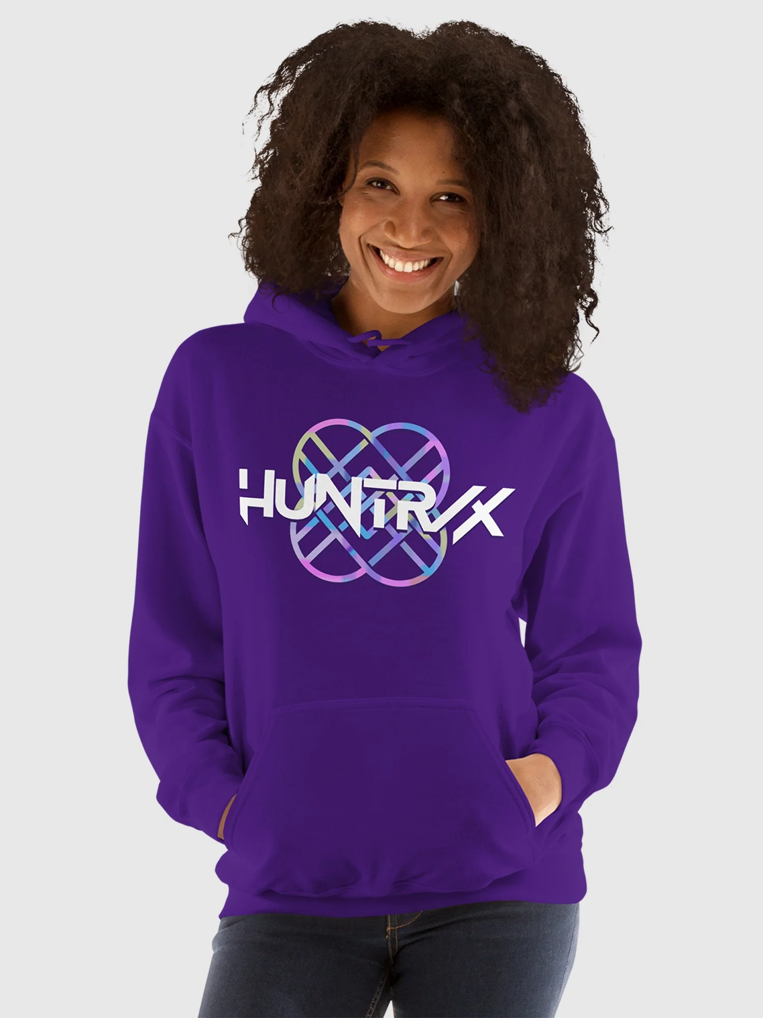 KPop Demon Hunters HUNTR/X Logo Hoodie - Image 3
