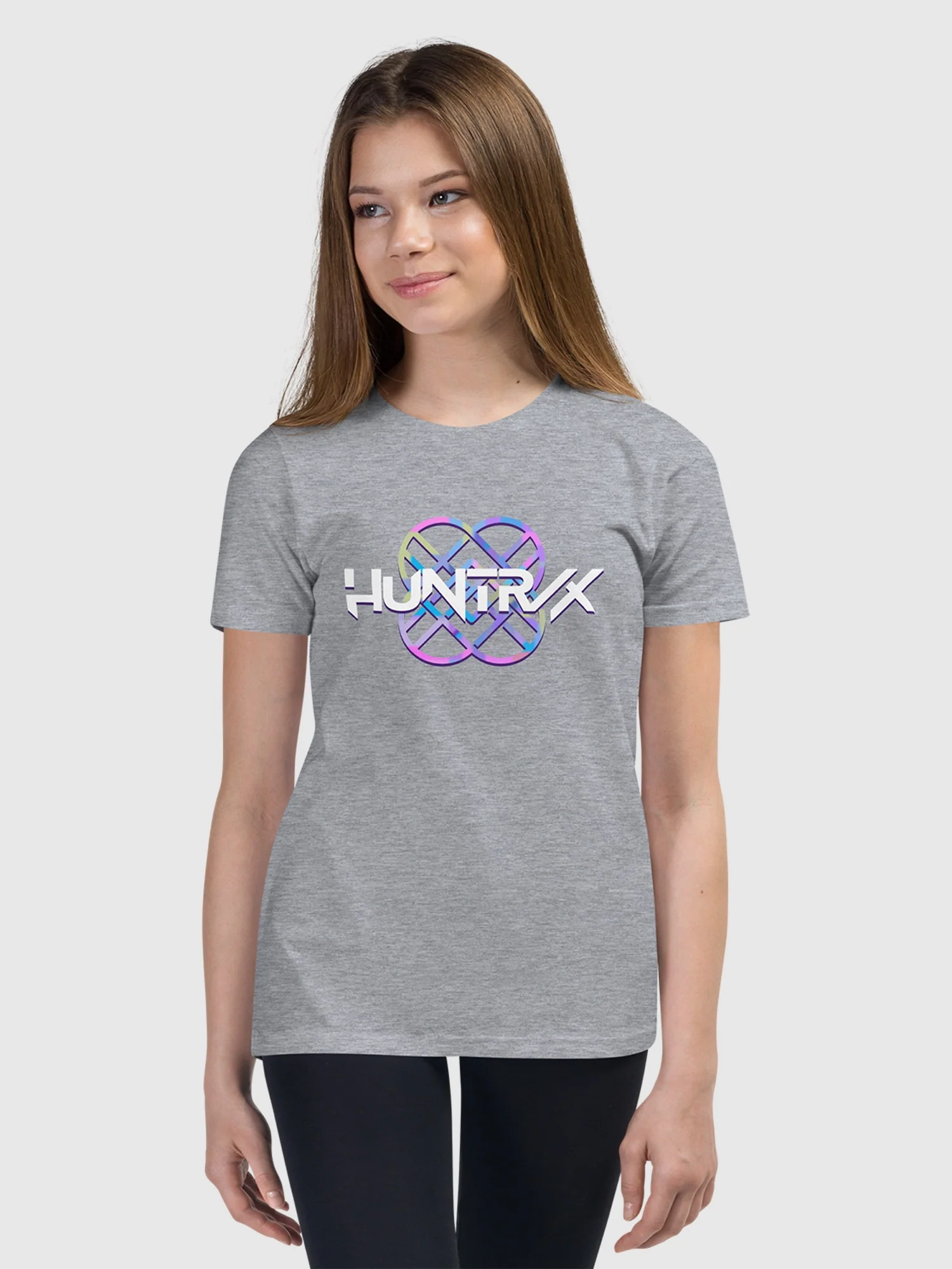 KPop Demon Hunters HUNTR/X Logo Kids T-Shirt - Image 3