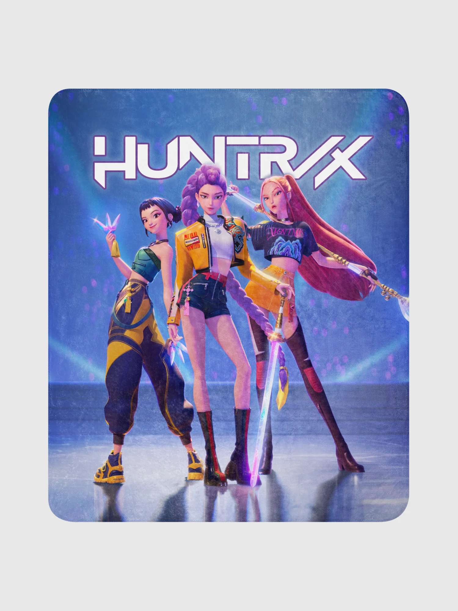 KPop Demon Hunters HUNTR/X Sherpa Blanket - Image 3