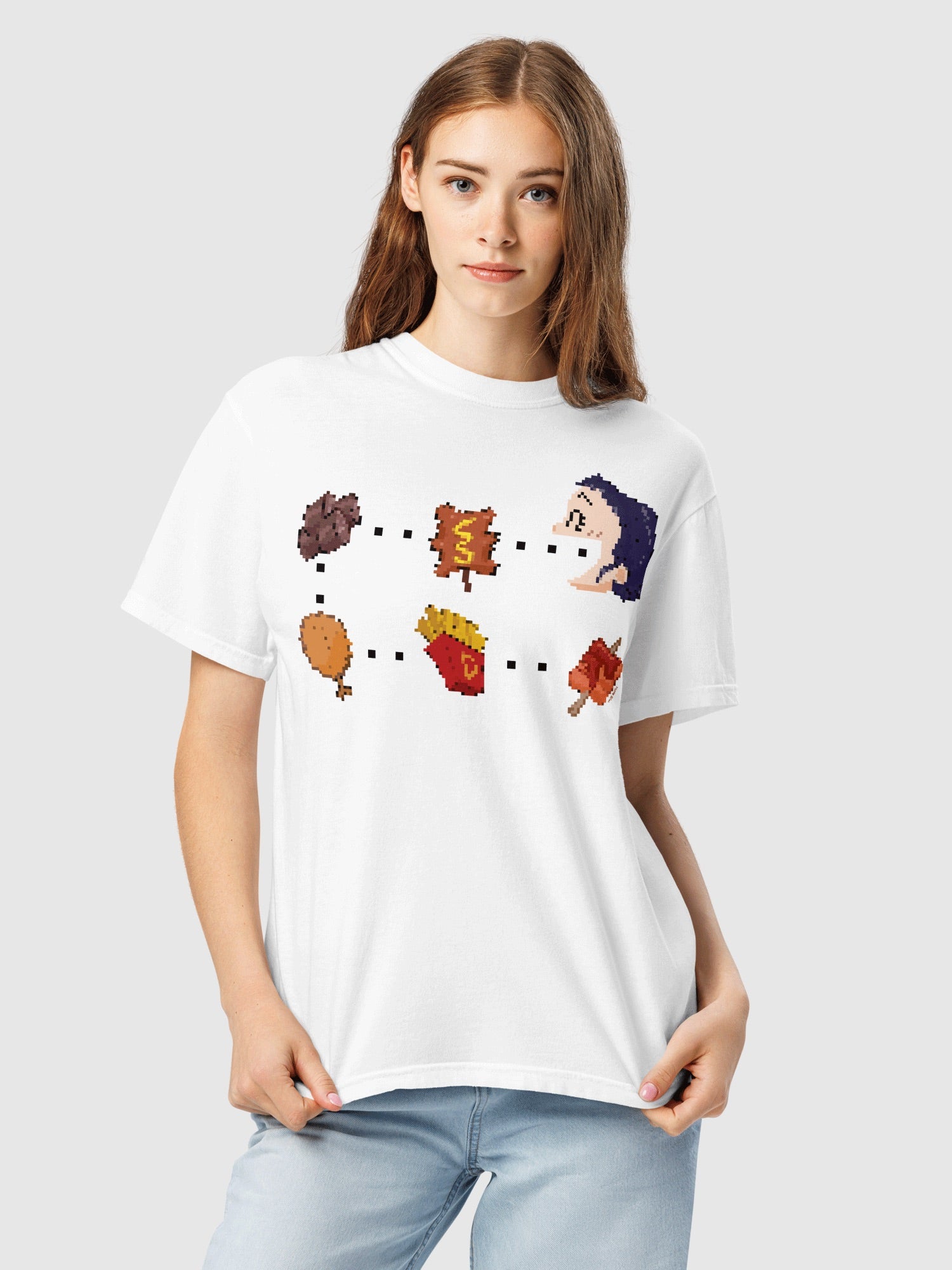 KPop Demon Hunters Zoey Snacks Comfort Colors T-Shirt - Image 4