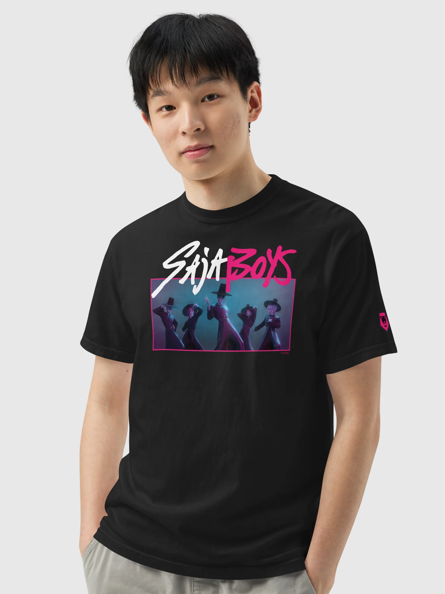 KPop Demon Hunters Demon SAJA BOYS Comfort Colors T-Shirt - Image 2