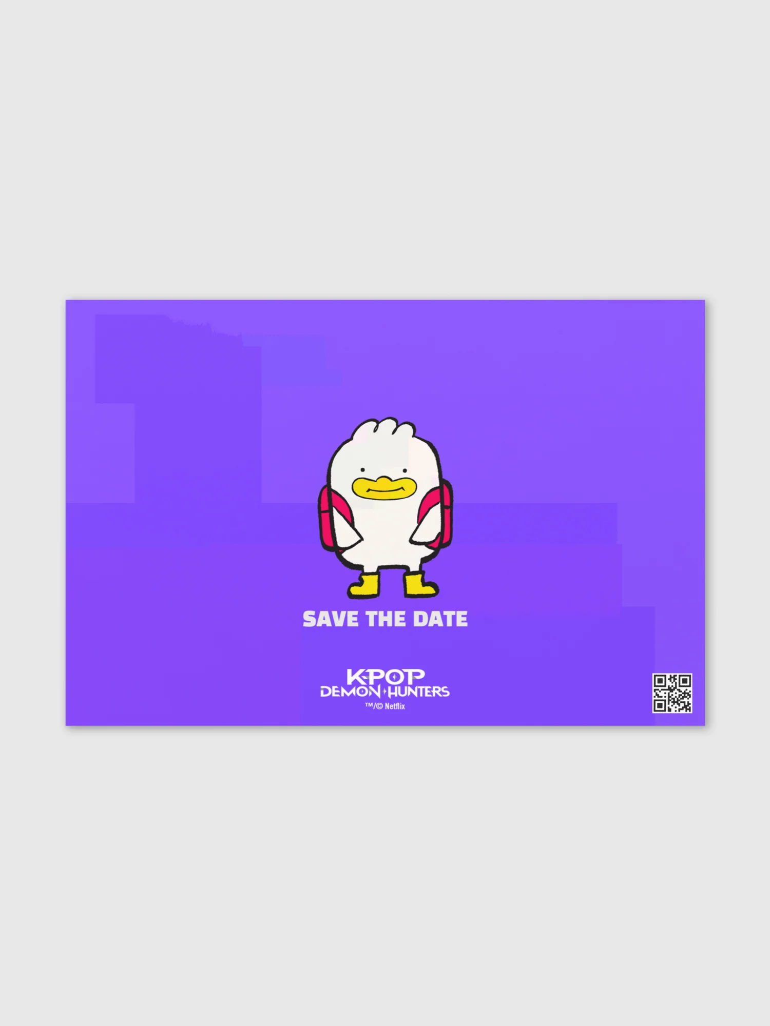 KPop Demon Hunters Save the Date Card - Image 3