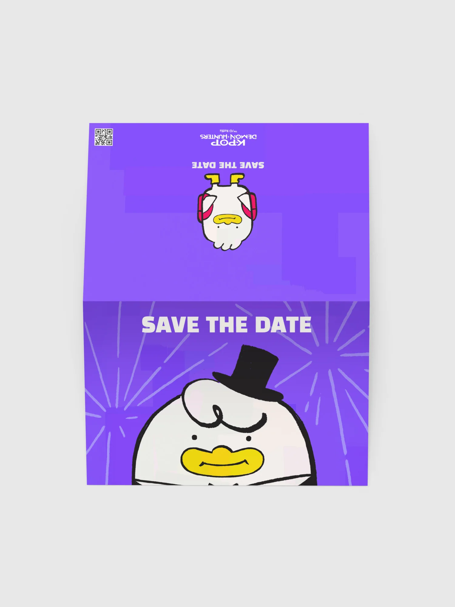 KPop Demon Hunters Save the Date Card - Image 5