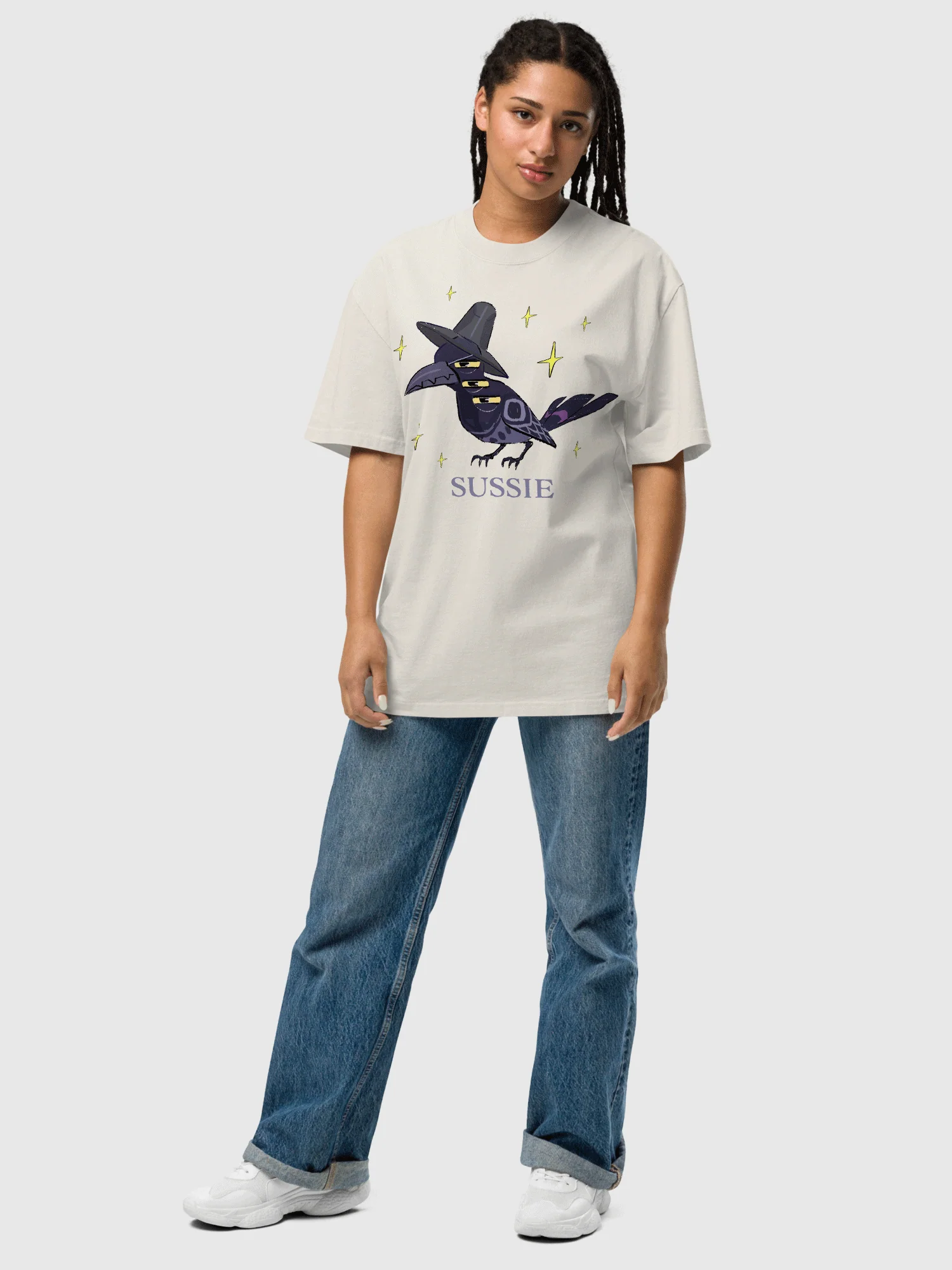 KPop Demon Hunters Sussie Magpie Oversized T-Shirt - Image 4