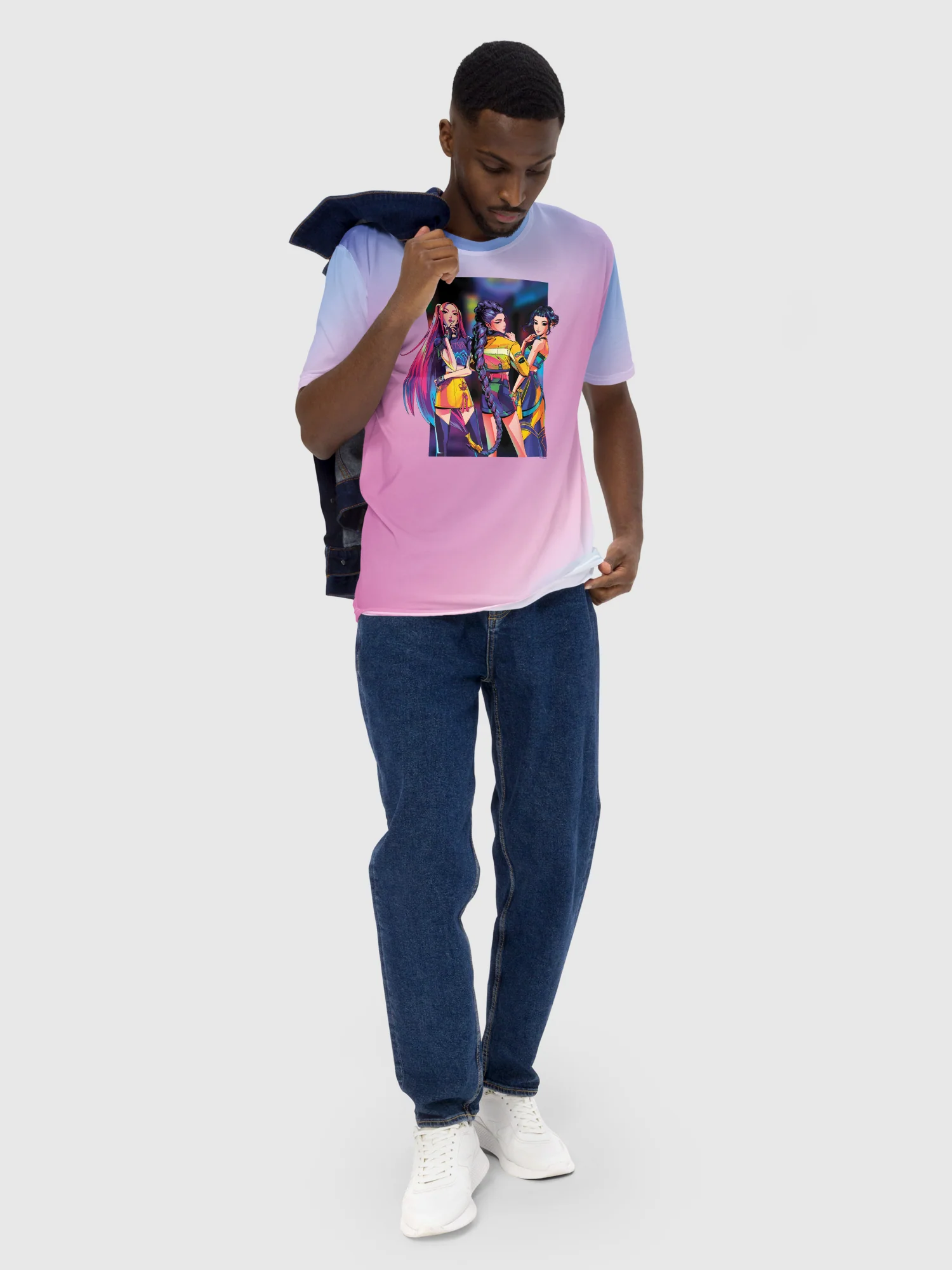 KPop Demon Hunters Adult T-Shirt HUNTR/X Electric Summer - Image 2