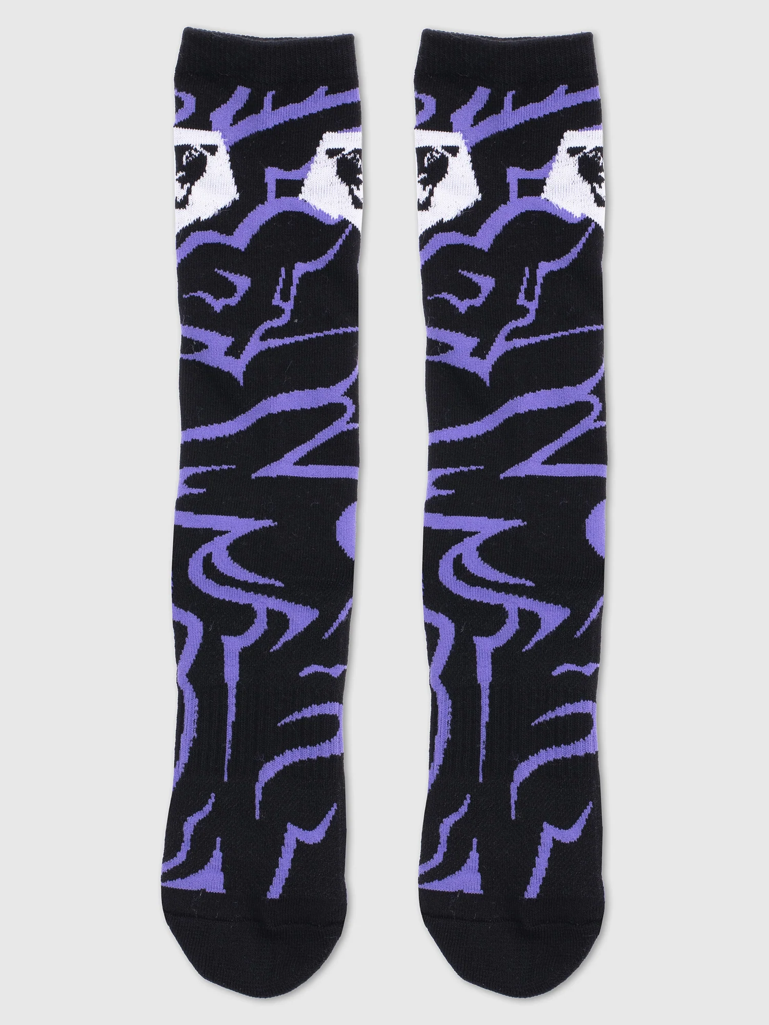 KPop Demon Hunters Athletic Crew Sock Saja Boys Glow In The Dark - Image 2