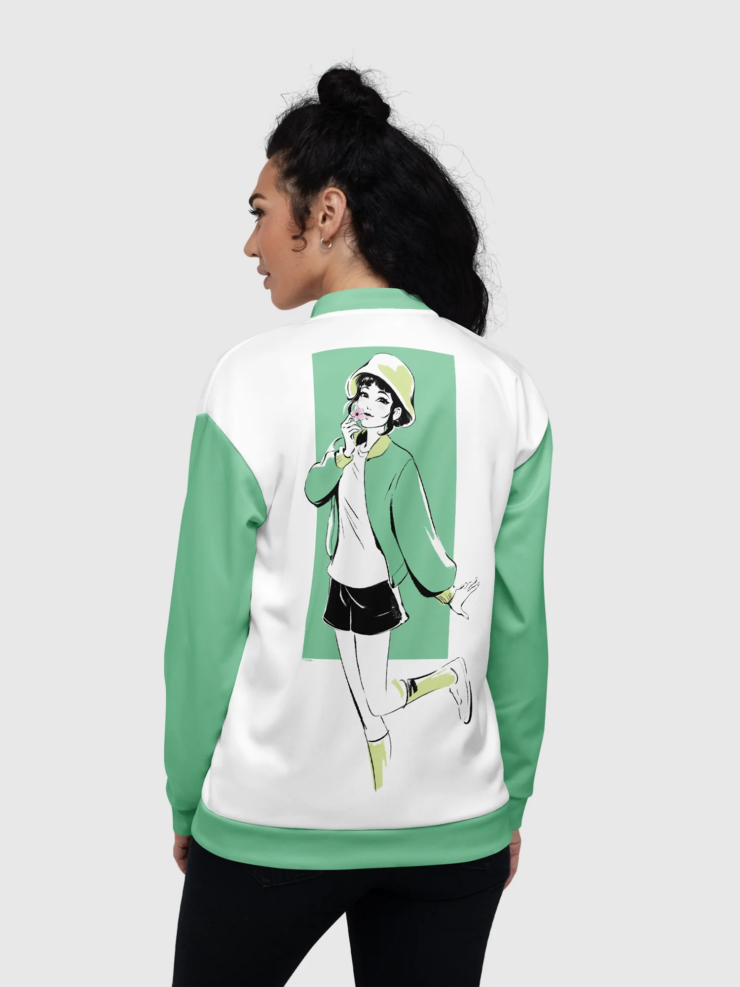 KPop Demon Hunters Bomber Jacket Zoey Spring - Image 4