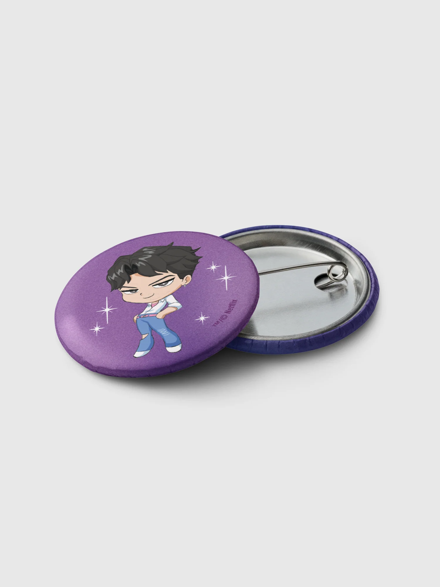 KPop Demon Hunters Chibi SAJA BOYS Soda Pop Pin Set - Image 3