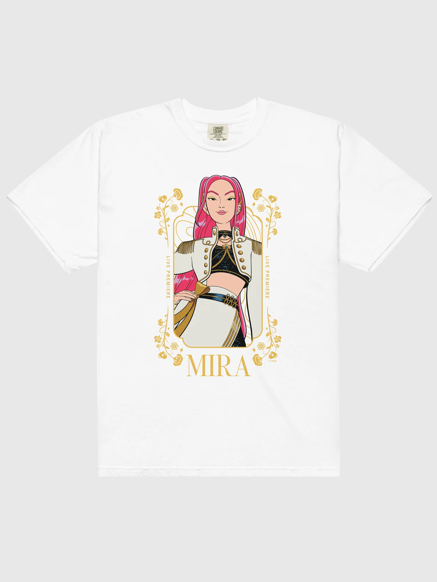 KPop Demon Hunters Comfort Colors T-Shirt Mira Golden - Image 2