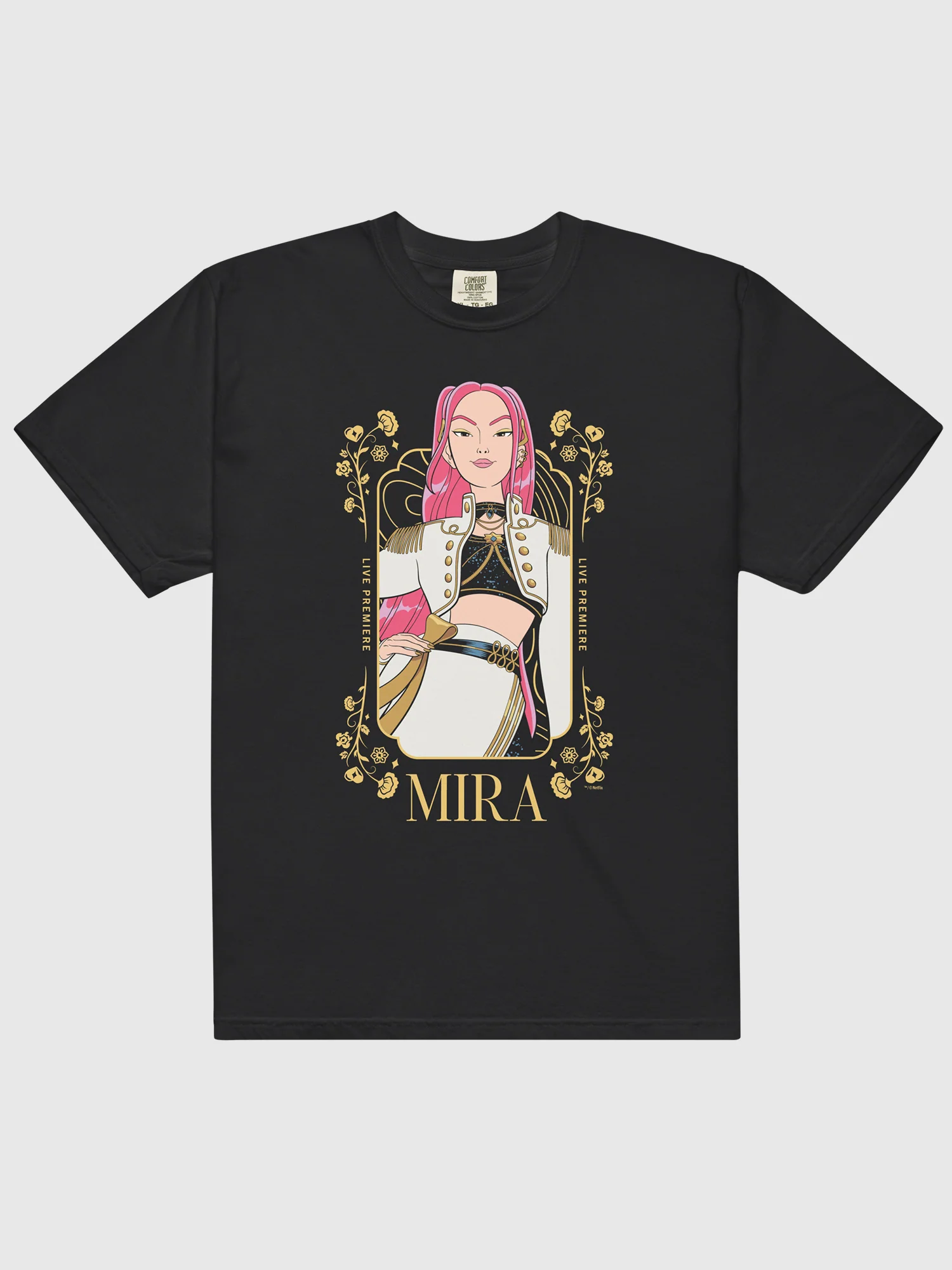 KPop Demon Hunters Comfort Colors T-Shirt Mira Golden - Image 3