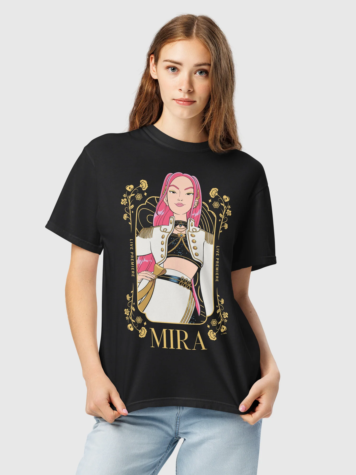 KPop Demon Hunters Comfort Colors T-Shirt Mira Golden - Image 6