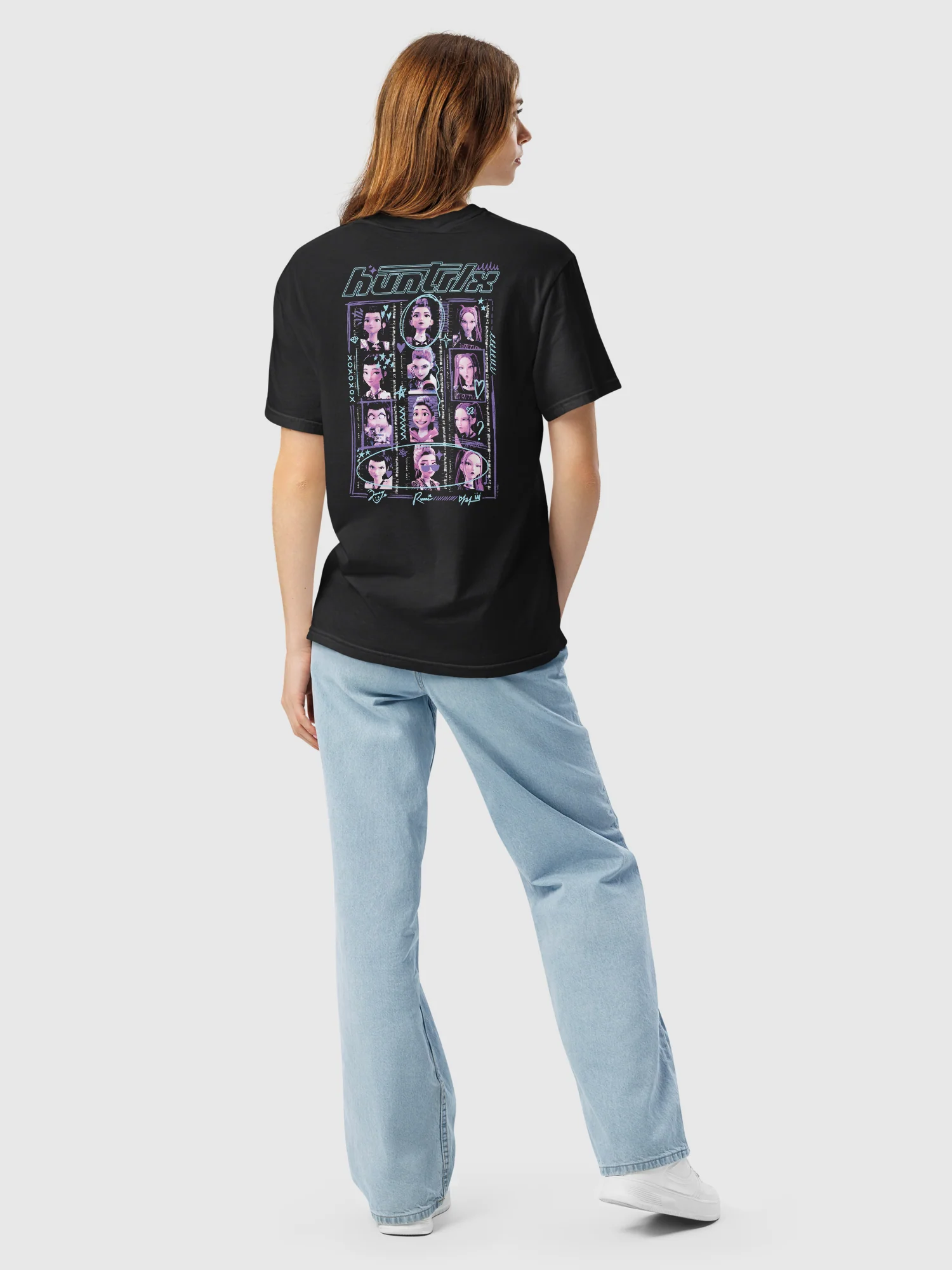 KPop Demon Hunters Comfort Colors T-Shirt World Tour - Image 3