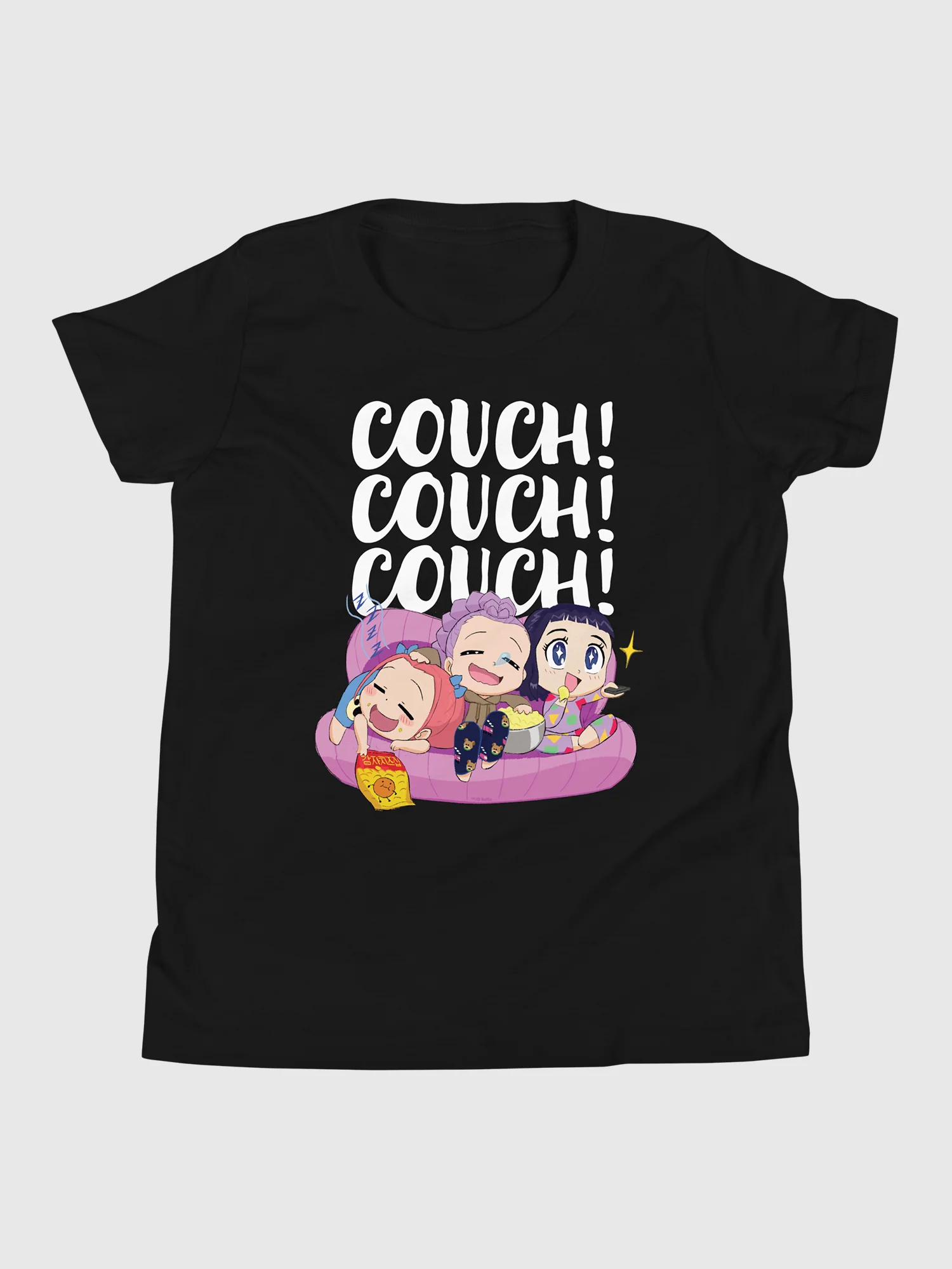 KPop Demon Hunters Couch Couch Couch! Kids T-Shirt - Image 2