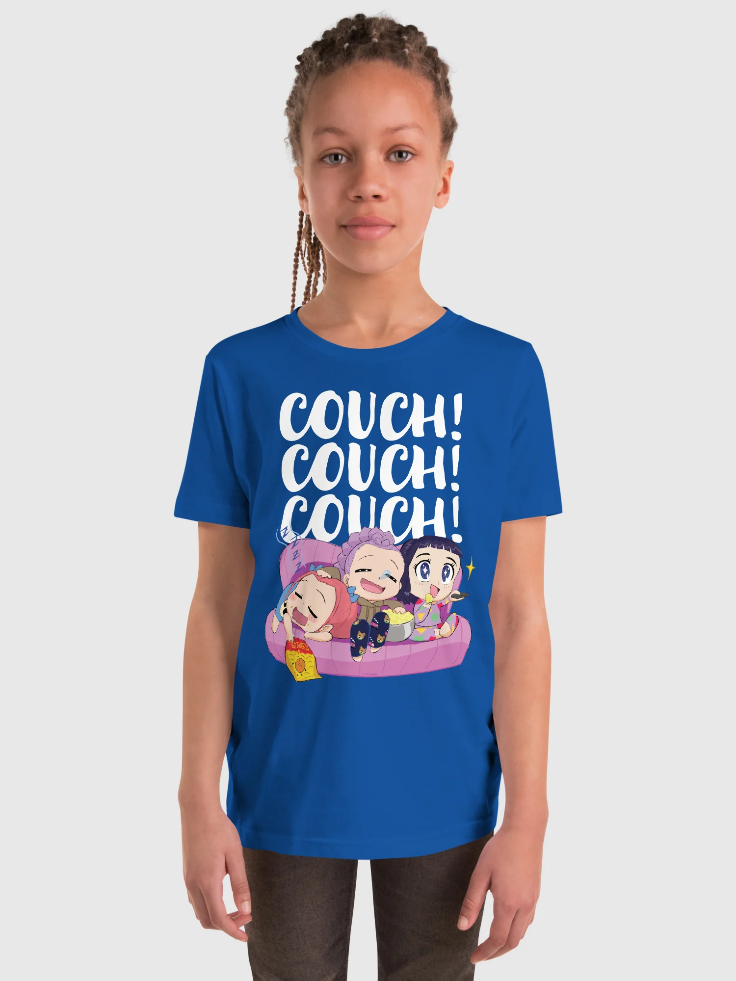 KPop Demon Hunters Couch Couch Couch! Kids T-Shirt - Image 6
