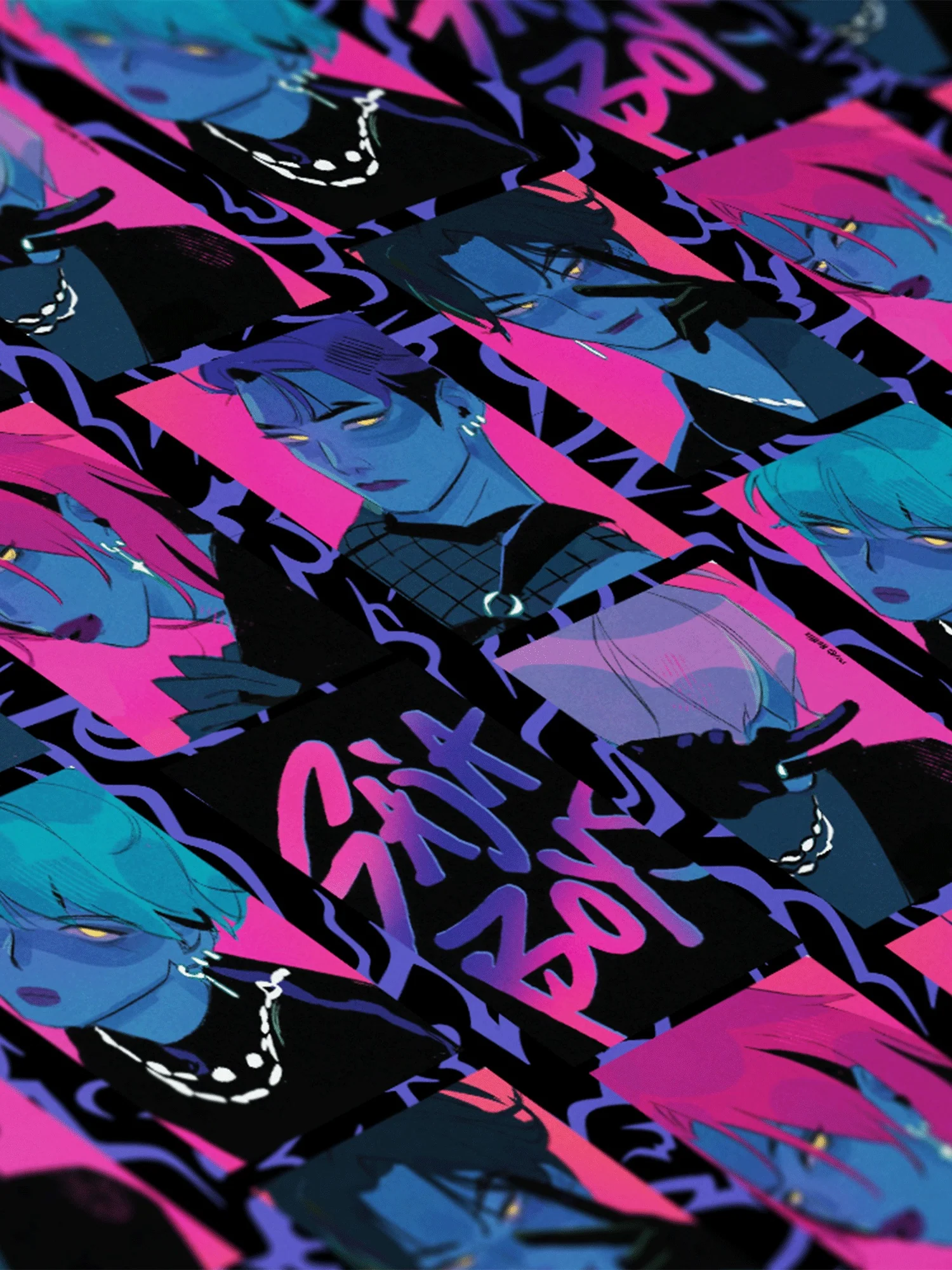 KPop Demon Hunters Demon SAJA BOYS Wrapping Paper - Image 2