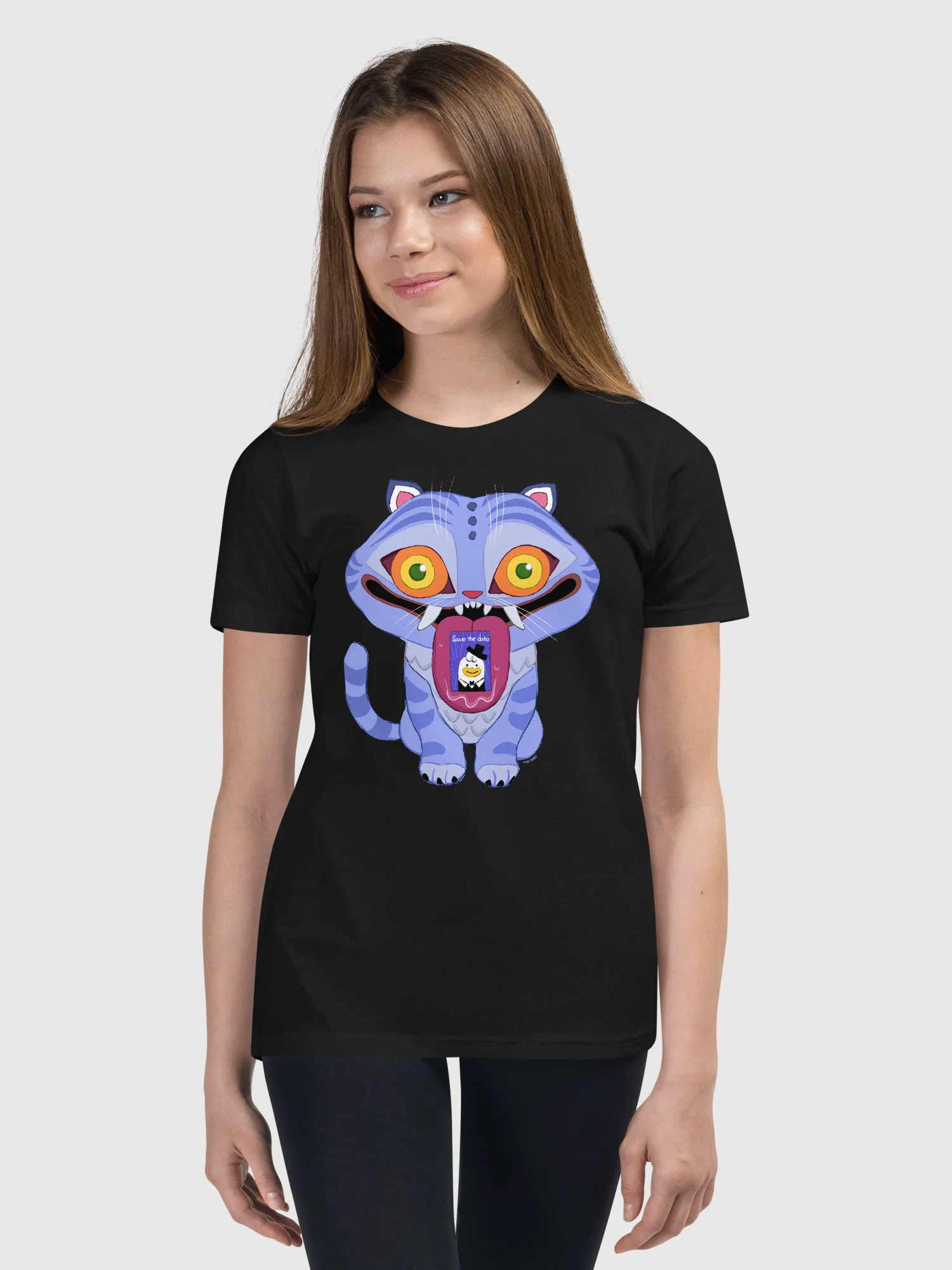 KPop Demon Hunters Derpy Tiger Kids T-Shirt - Image 10