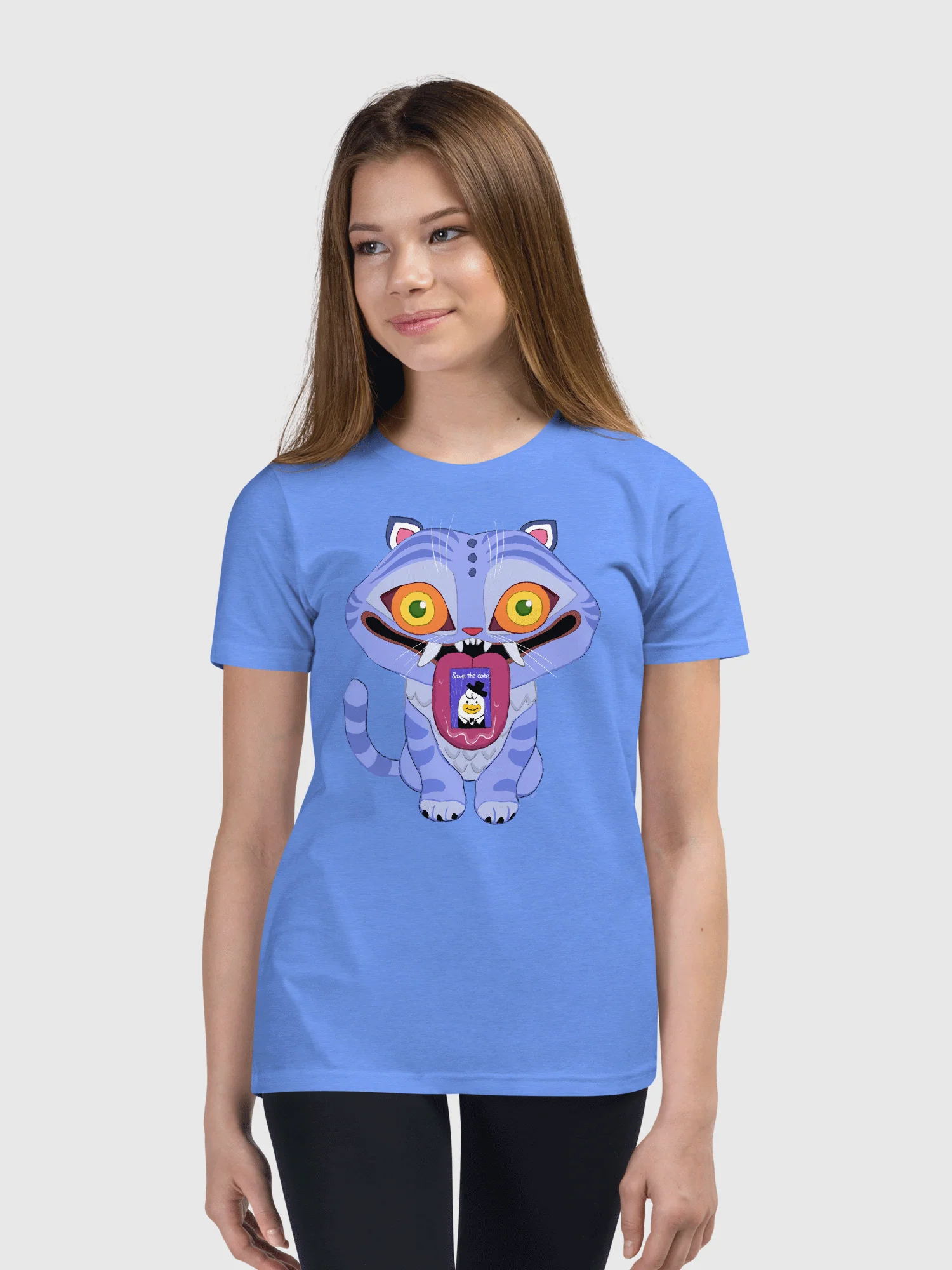 KPop Demon Hunters Derpy Tiger Kids T-Shirt - Image 11