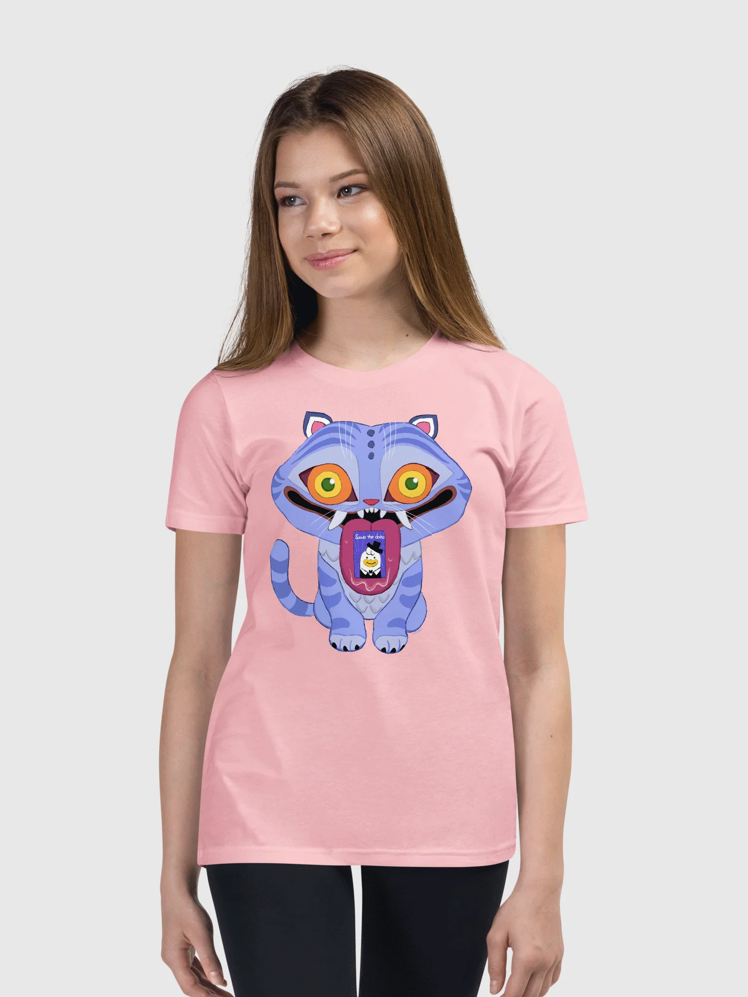 KPop Demon Hunters Derpy Tiger Kids T-Shirt - Image 12