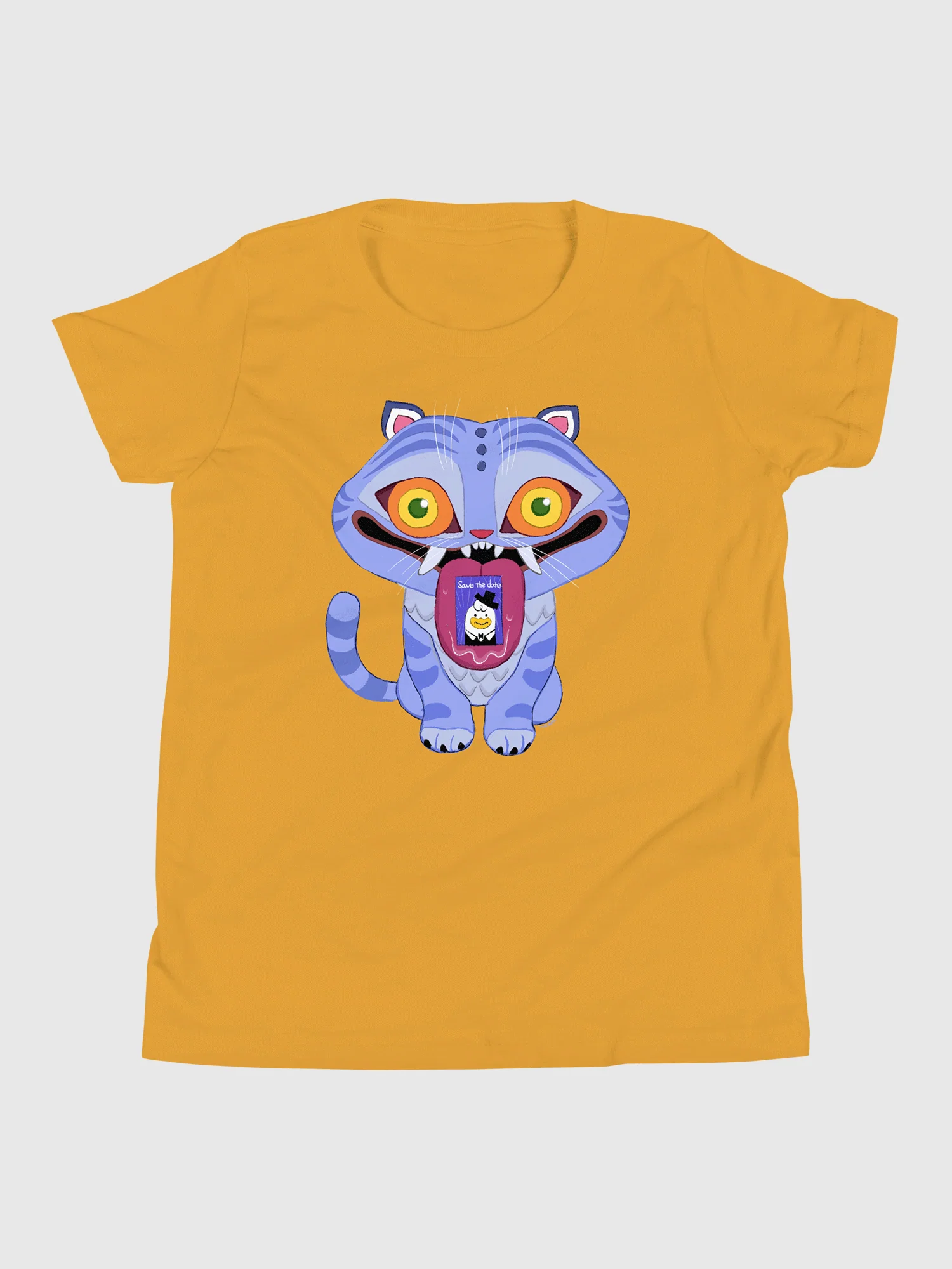 KPop Demon Hunters Derpy Tiger Kids T-Shirt - Image 3