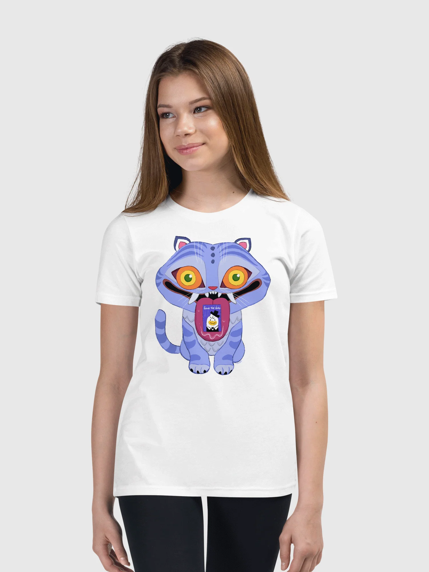 KPop Demon Hunters Derpy Tiger Kids T-Shirt - Image 8