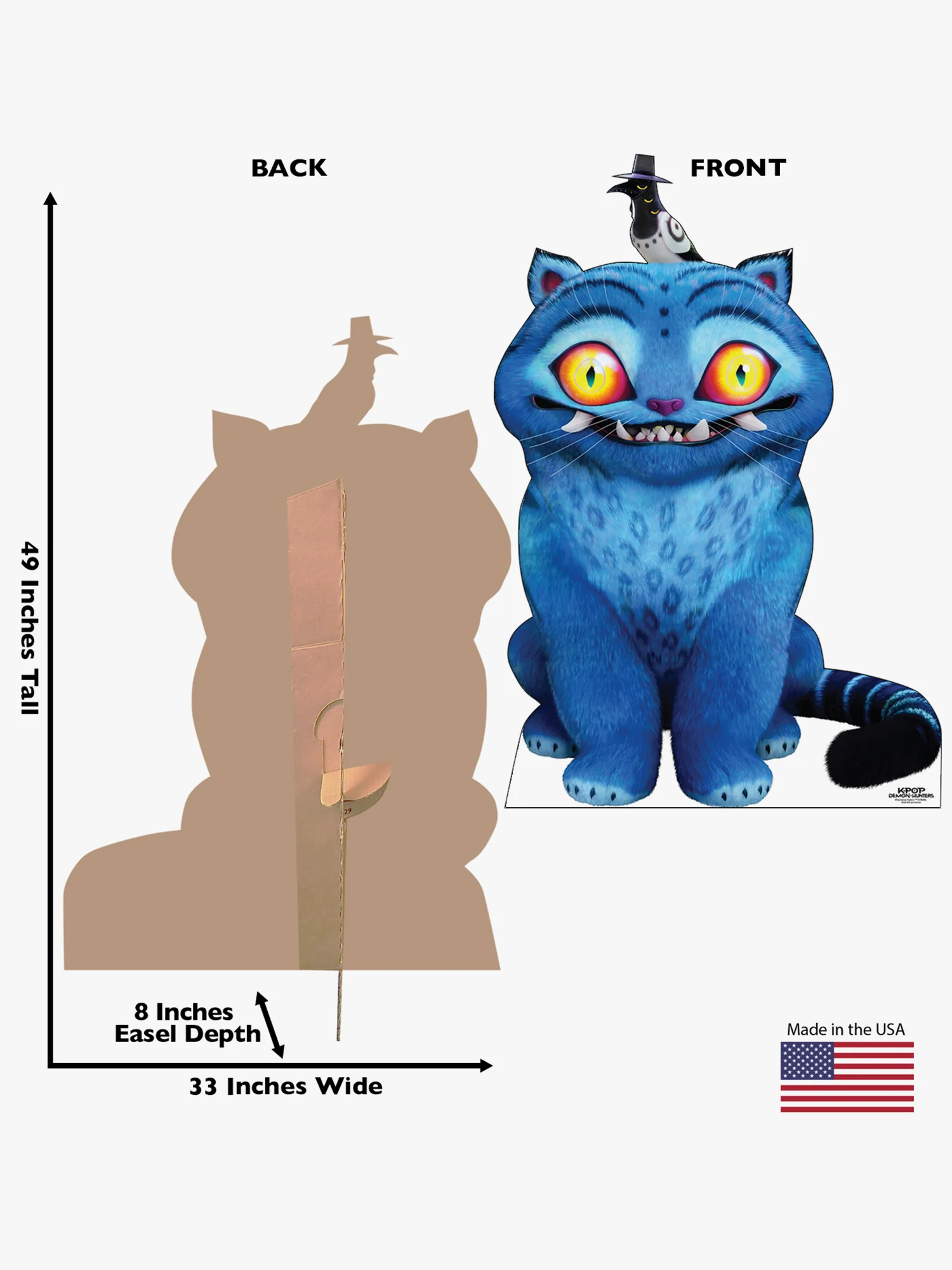 KPop Demon Hunters Standee Derpy Tiger and Sussie Magpie - Image 3
