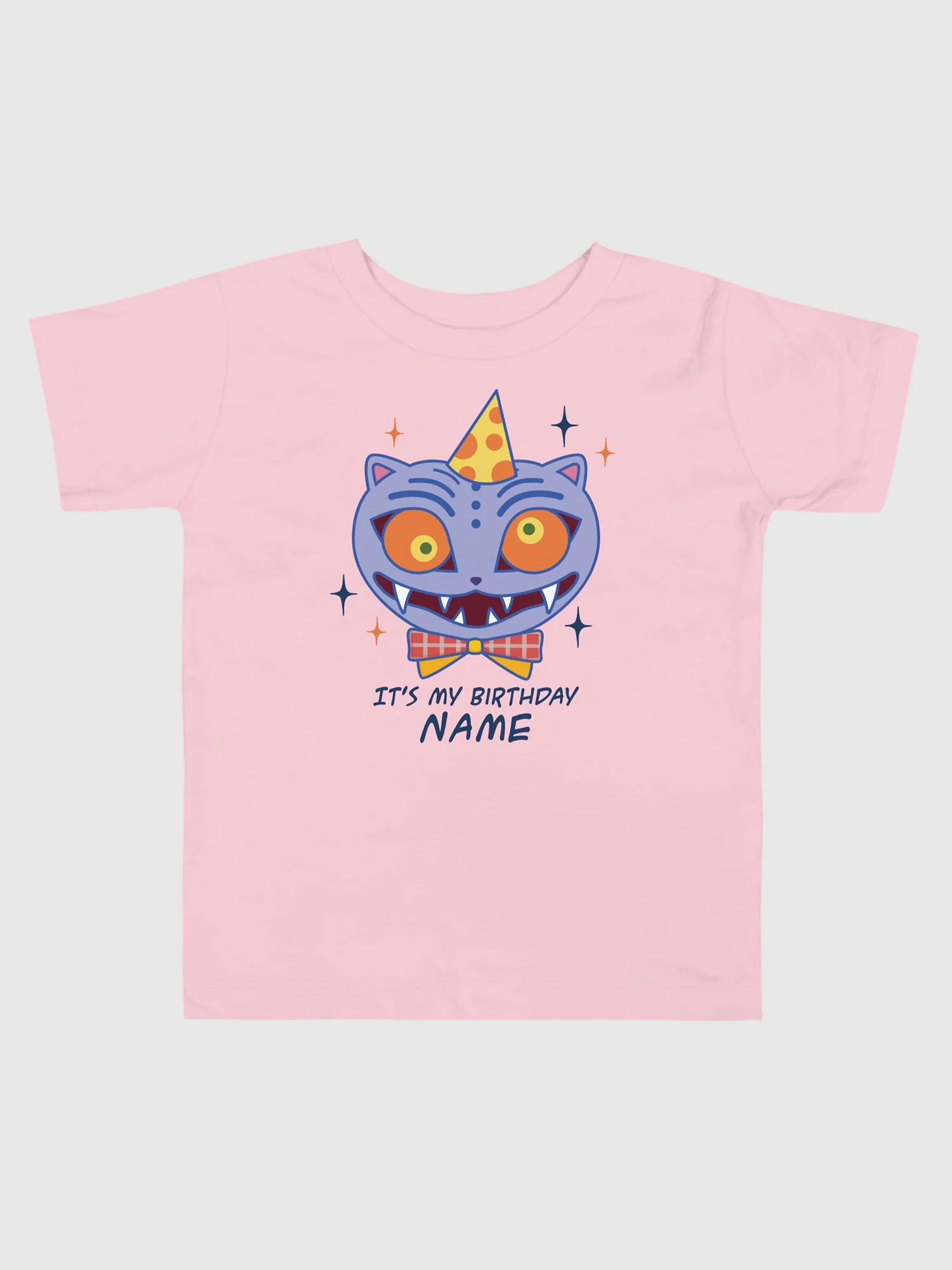 KPop Demon Hunters Derpy Tiger Birthday Personalized Toddler T-Shirt - Image 5