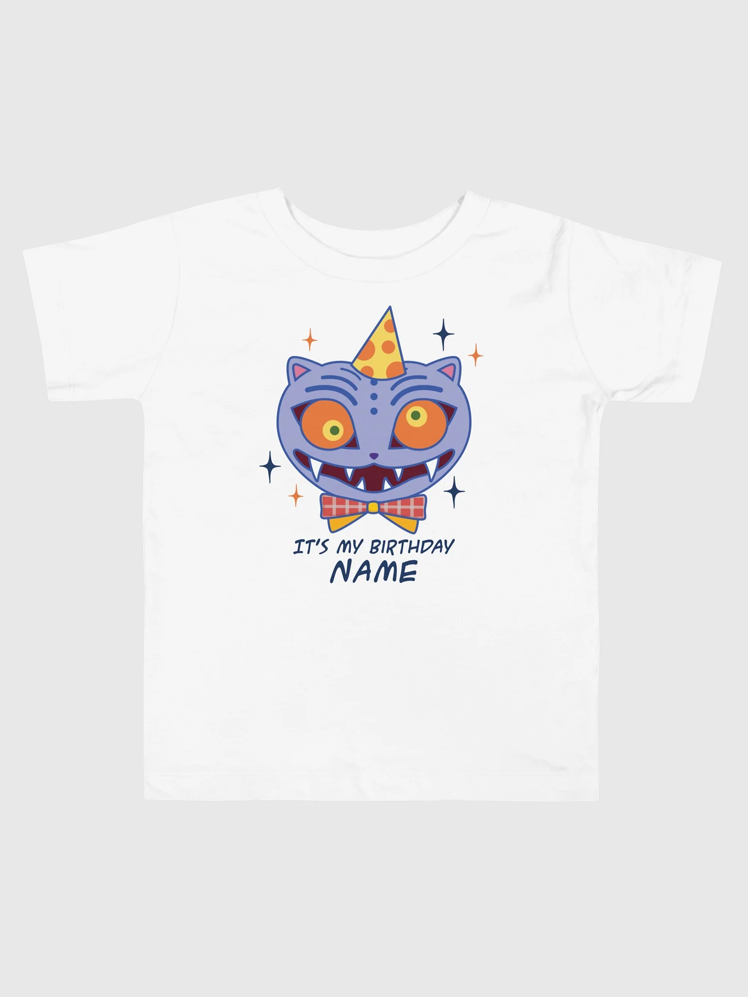 KPop Demon Hunters Derpy Tiger Birthday Personalized Toddler T-Shirt - Image 9