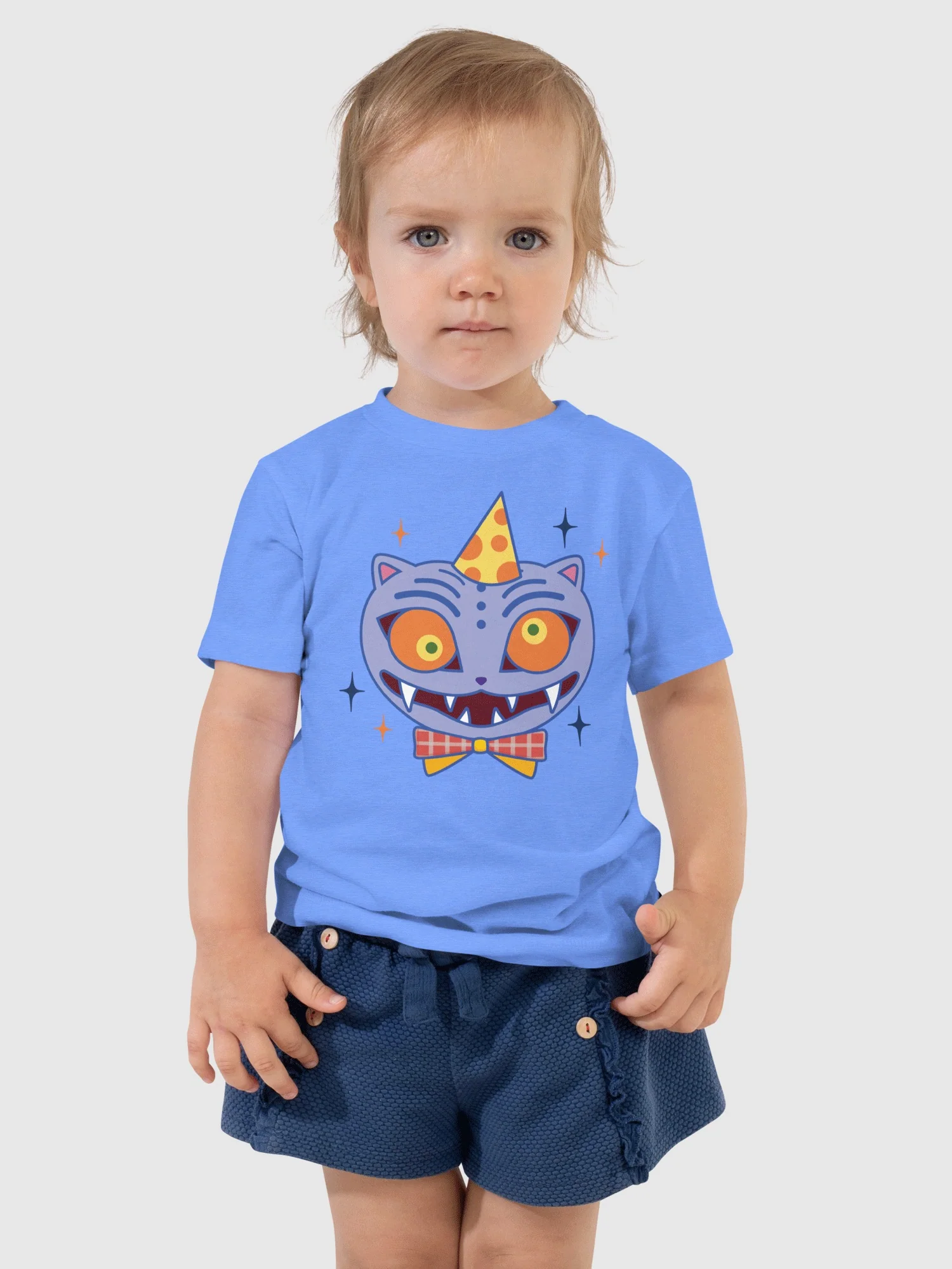 KPop Demon Hunters Derpy Tiger Birthday Toddler T-Shirt - Image 3