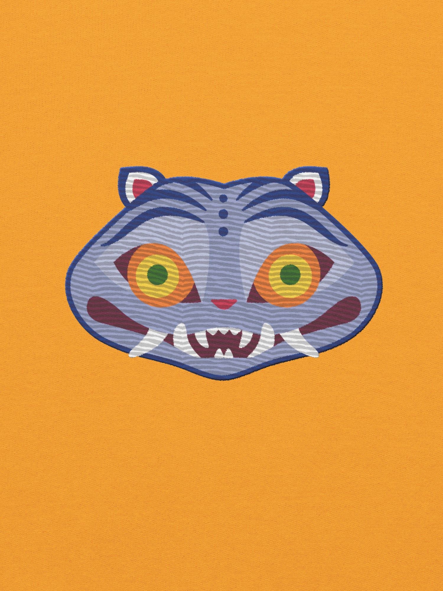 KPop Demon Hunters Derpy Tiger Embroidered Sweatshirt - Image 2