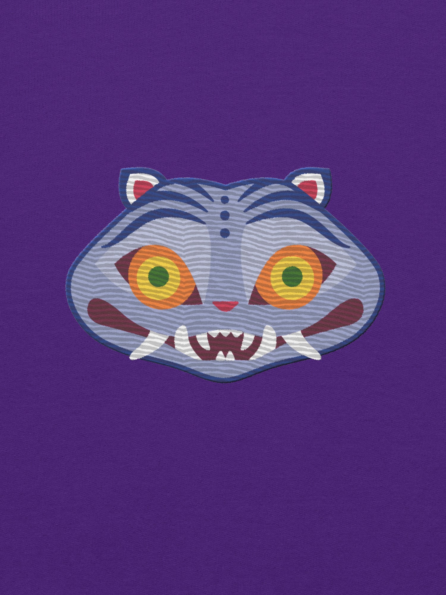 KPop Demon Hunters Derpy Tiger Embroidered Sweatshirt - Image 8
