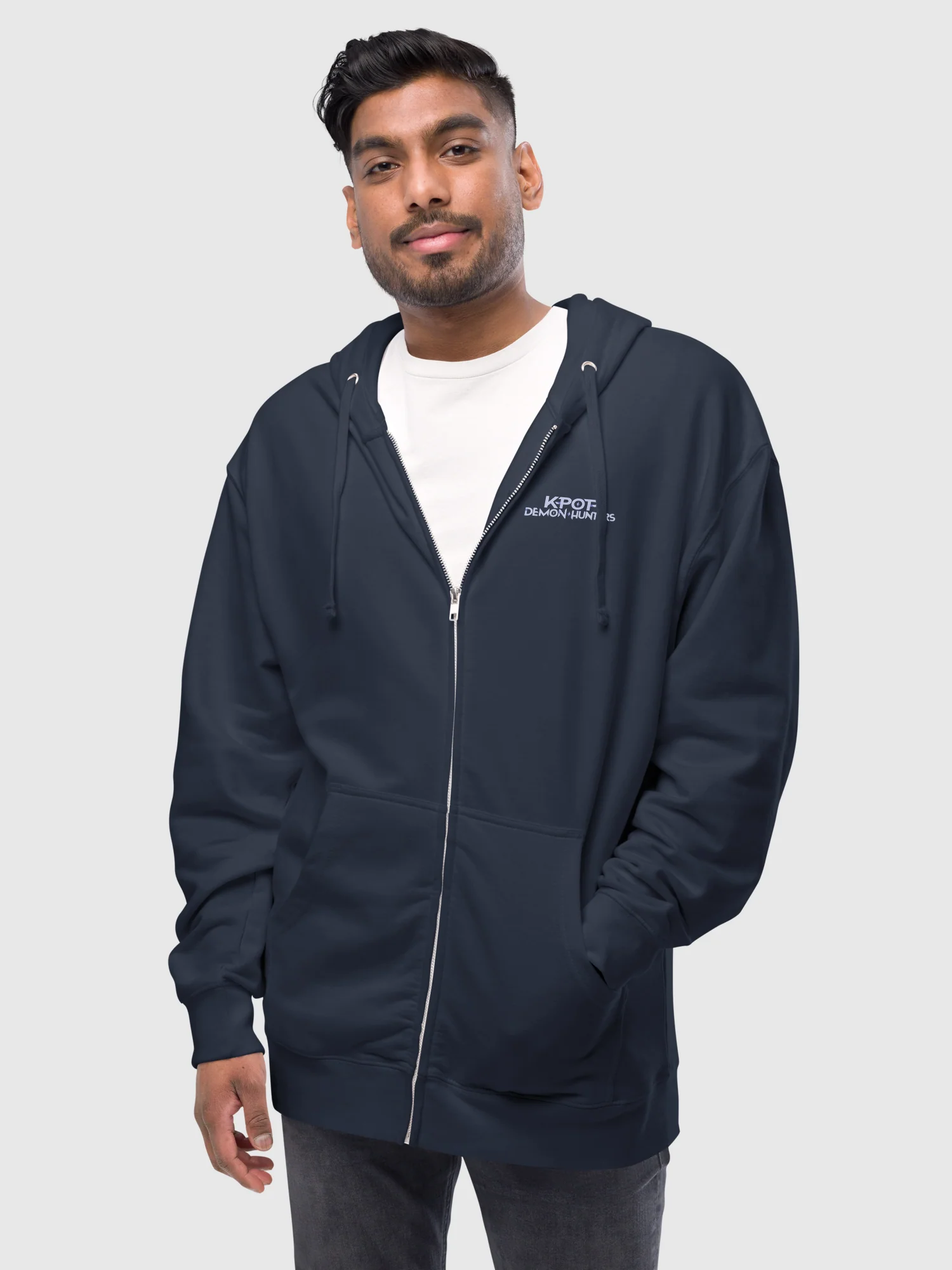 KPop Demon Hunters Derpy Tiger Zip Up Hoodie - Image 4