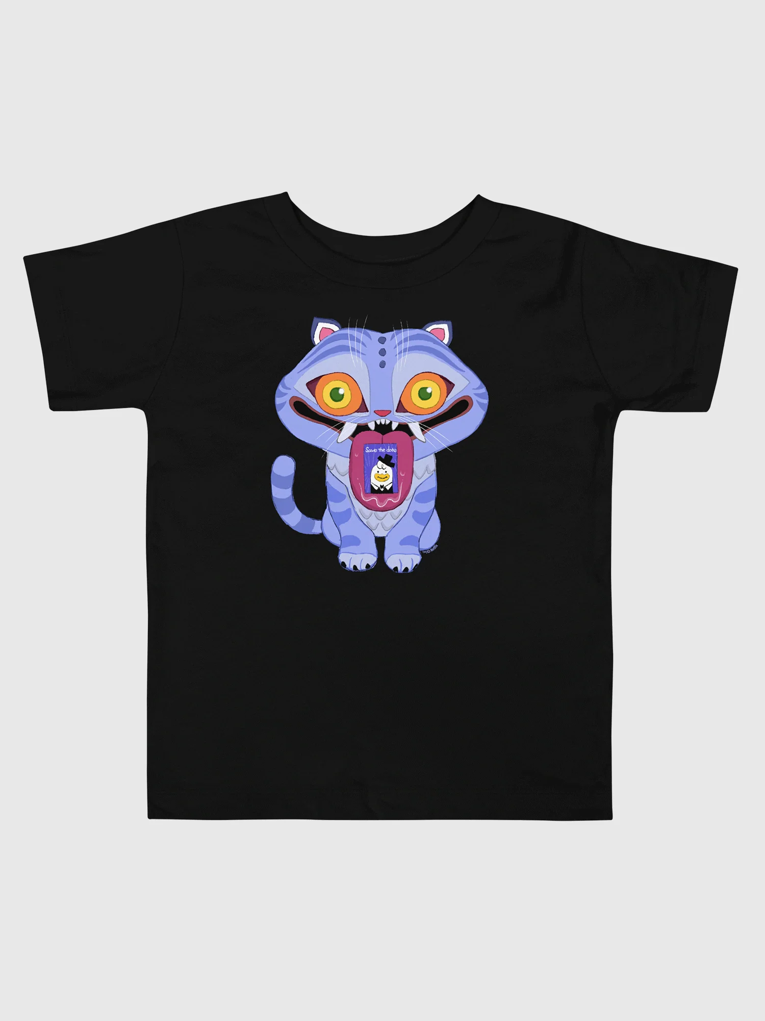 KPop Demon Hunters Derpy Tiger Toddler T-Shirt - Image 3