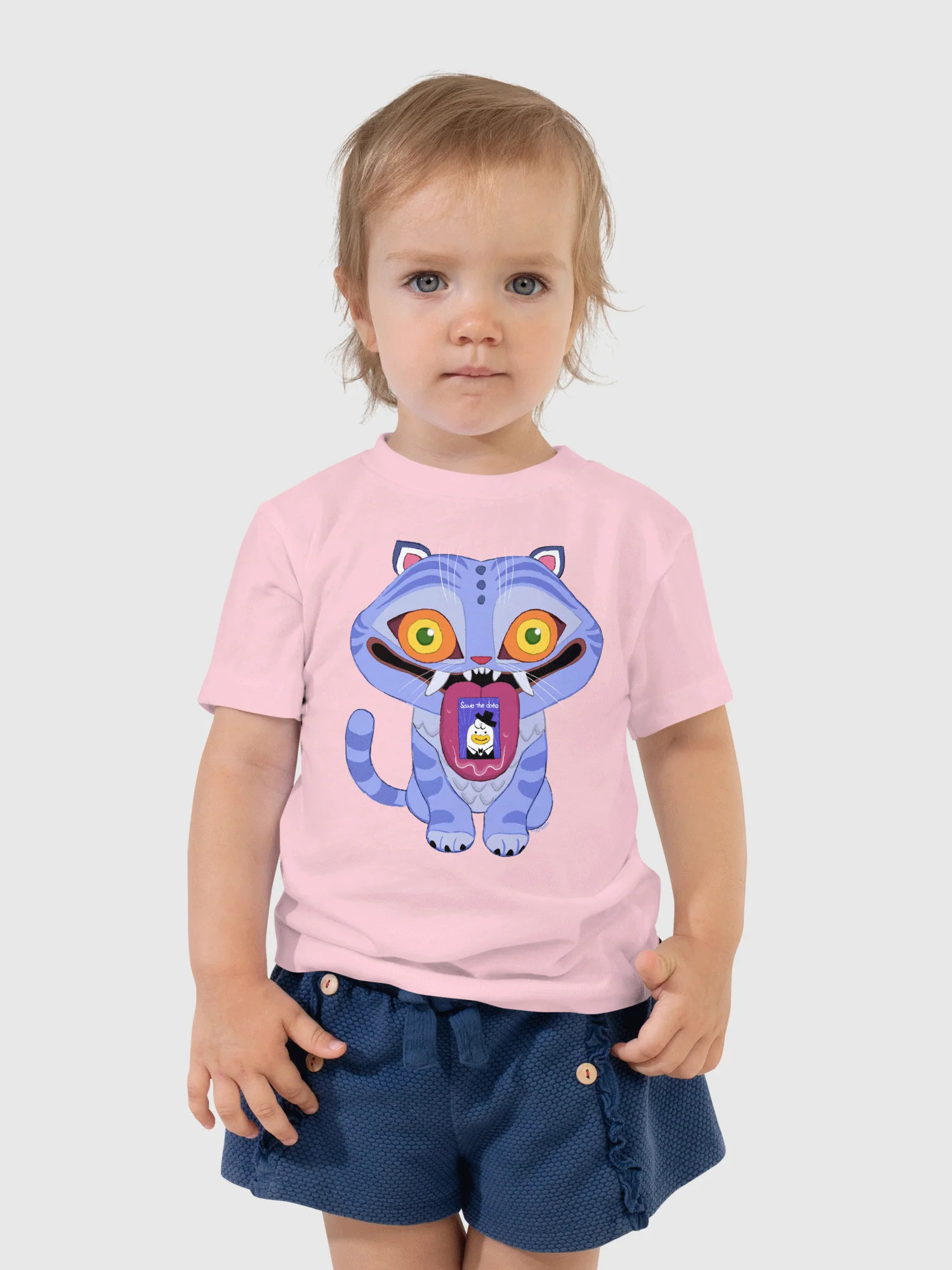 KPop Demon Hunters Derpy Tiger Toddler T-Shirt - Image 5
