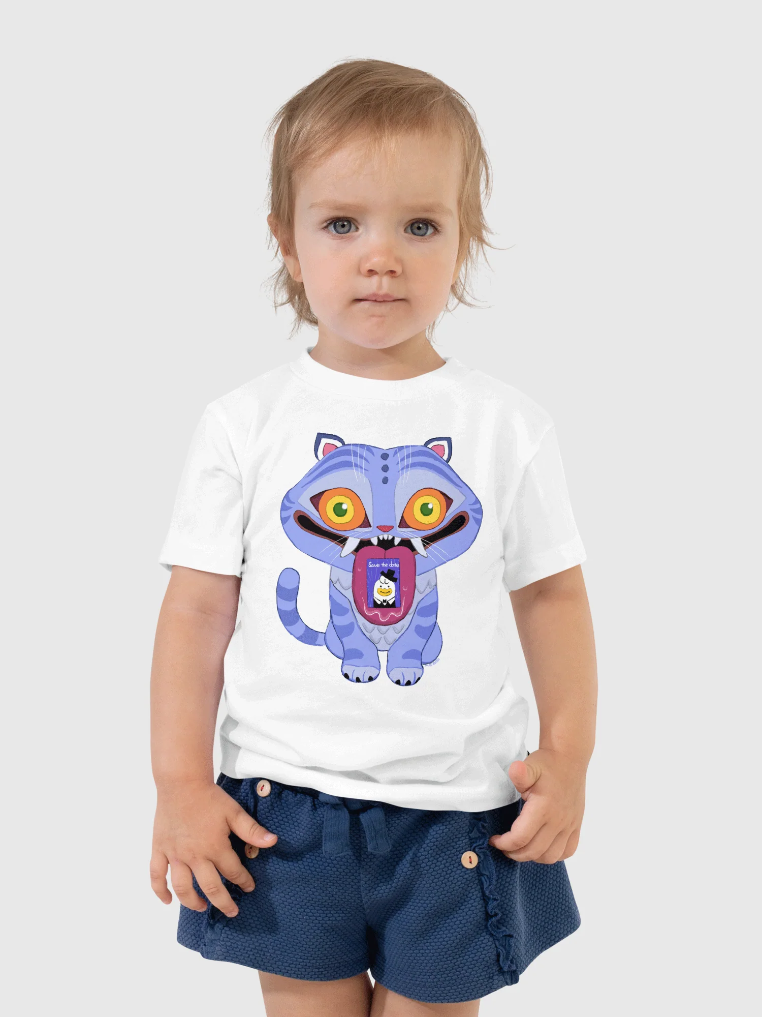 KPop Demon Hunters Derpy Tiger Toddler T-Shirt - Image 6