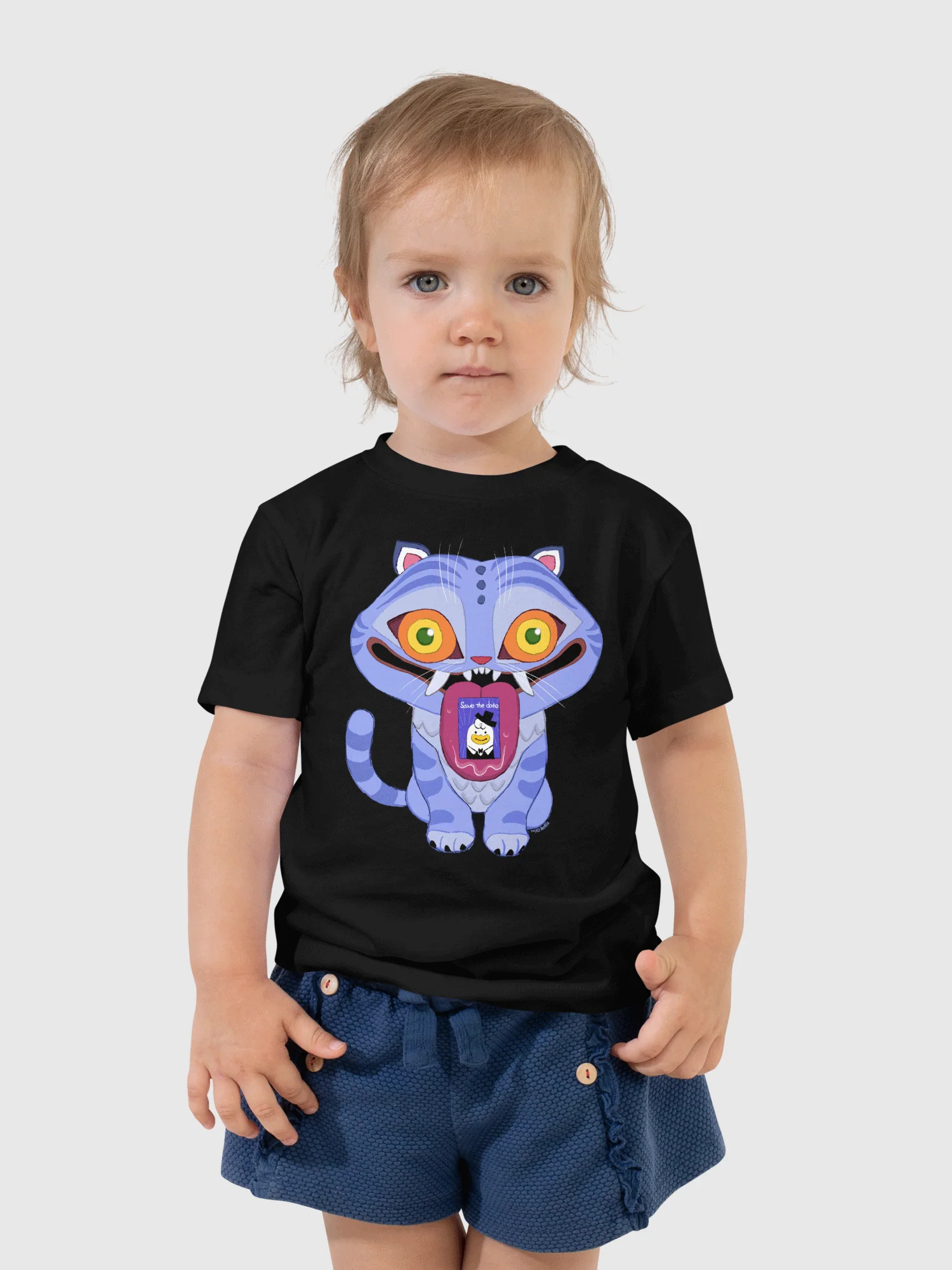 KPop Demon Hunters Derpy Tiger Toddler T-Shirt - Image 7