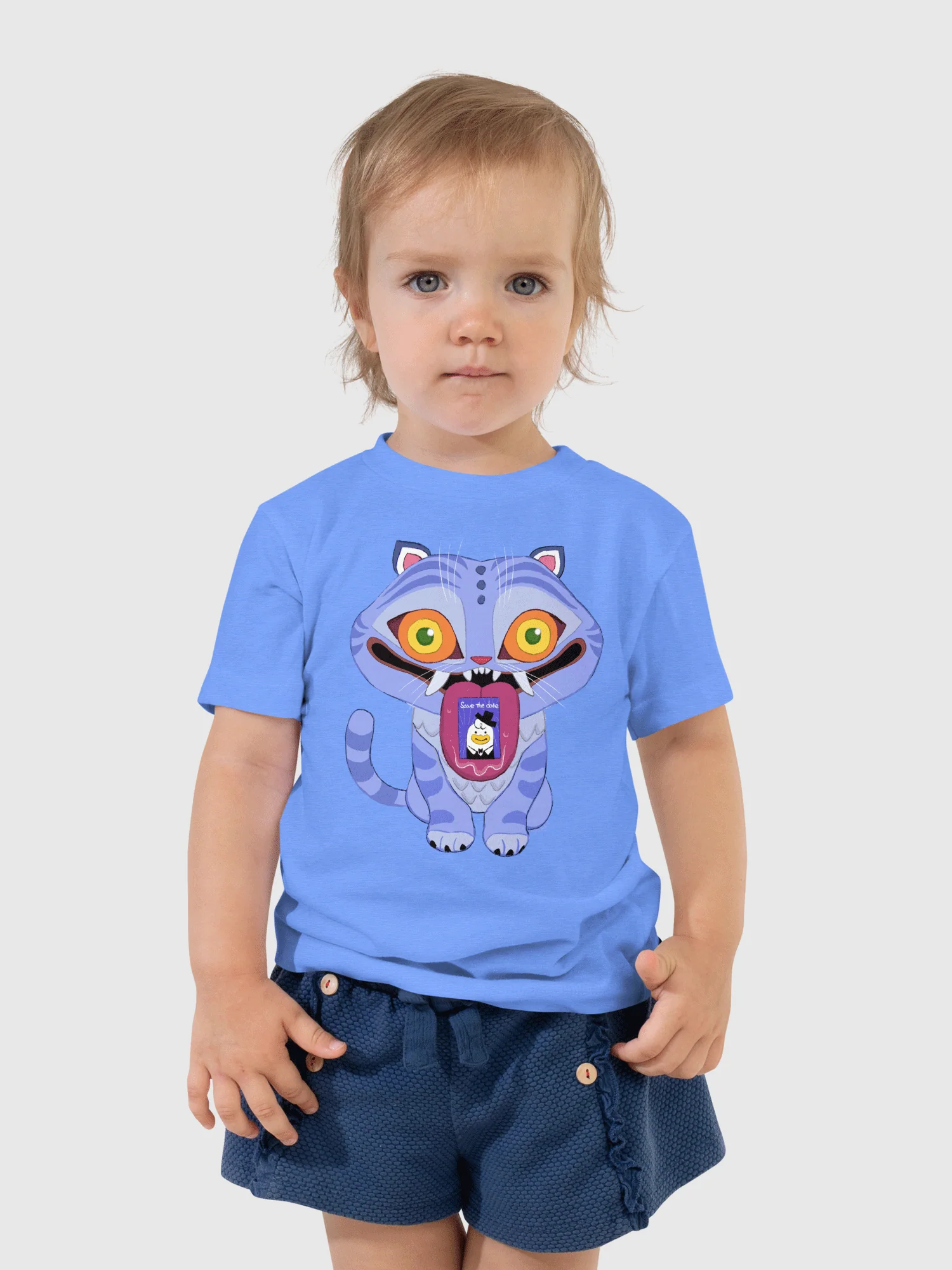 KPop Demon Hunters Derpy Tiger Toddler T-Shirt - Image 8