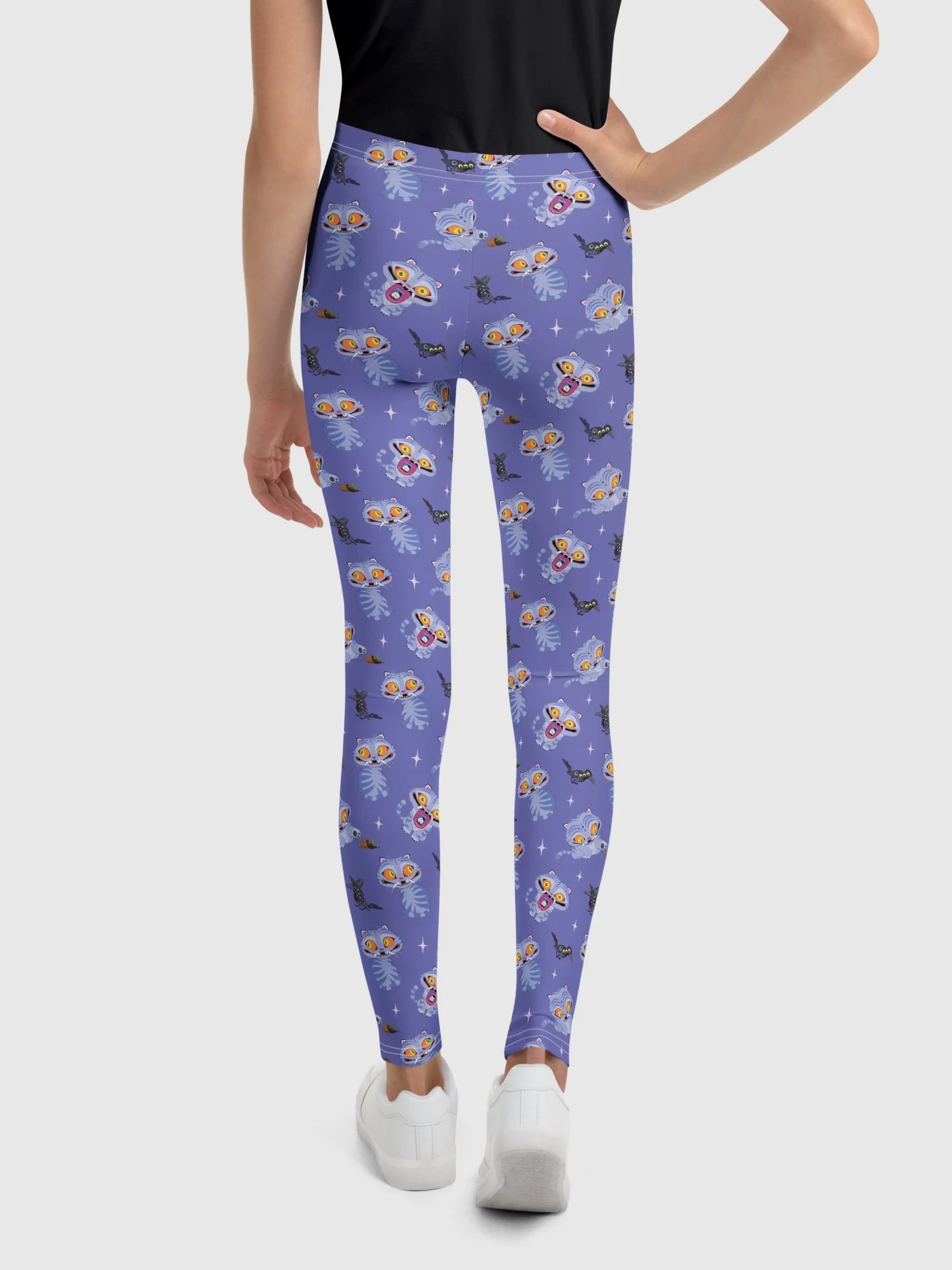 KPop Demon Hunters Derpy Tiger Kids Leggings - Image 4