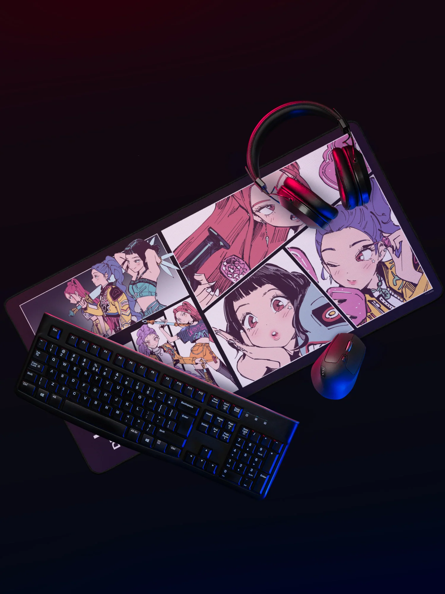 KPop Demon Hunters Desk Mat HUNTR/X Polo Tokki - Image 2
