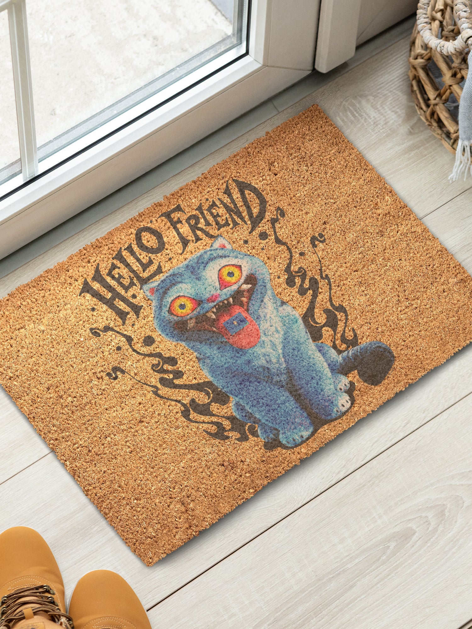 KPop Demon Hunters Doormat Derpy Tiger - Image 2