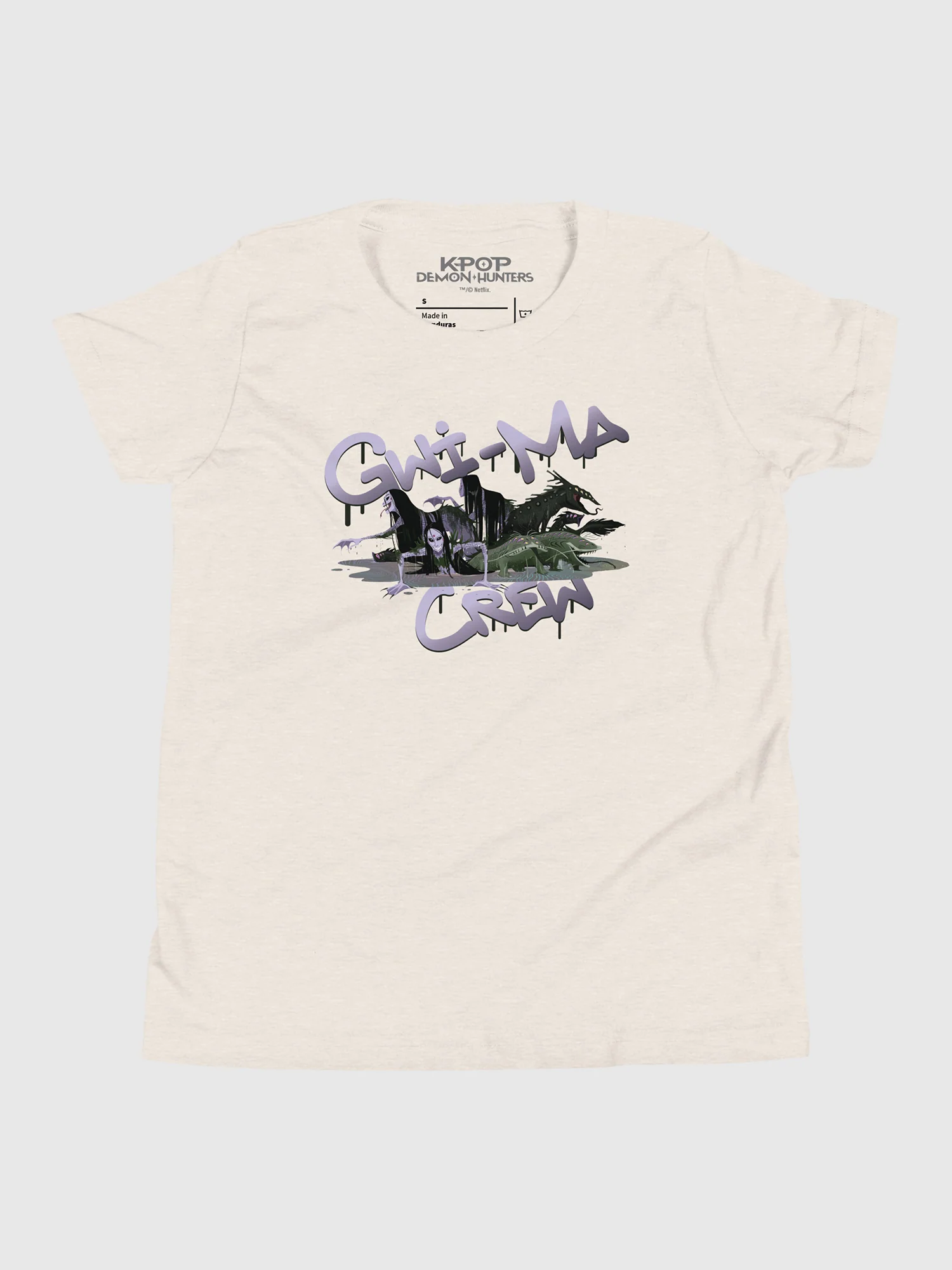 KPop Demon Hunters Gwi-Ma Crew Kids T-Shirt - Image 3
