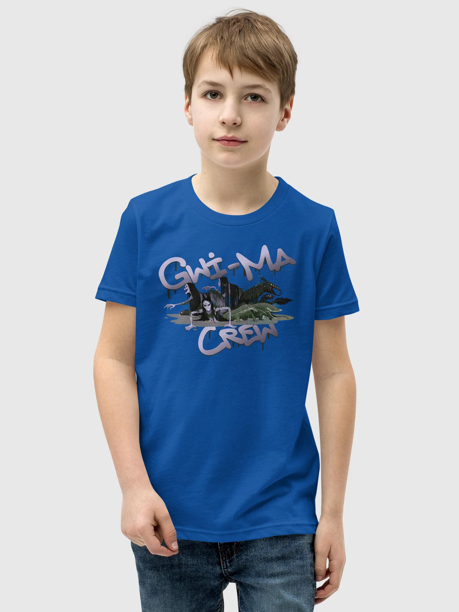 KPop Demon Hunters Gwi-Ma Crew Kids T-Shirt - Image 6