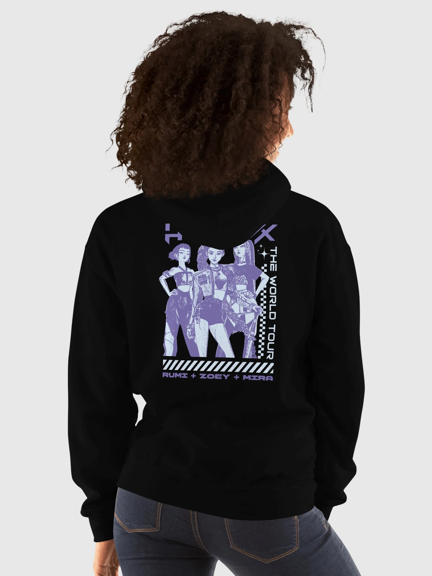 KPop Demon Hunters Hoodie HUNTR/X The World Tour - Image 3